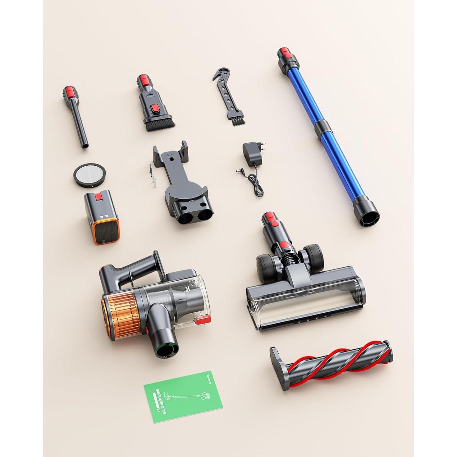 Aspiradora Inalámbrica SunSare US-X9 550W 60min Autoportante