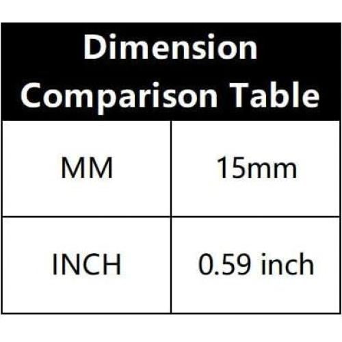 100 Botones de Madera 15mm Vingol para Manualidades Café