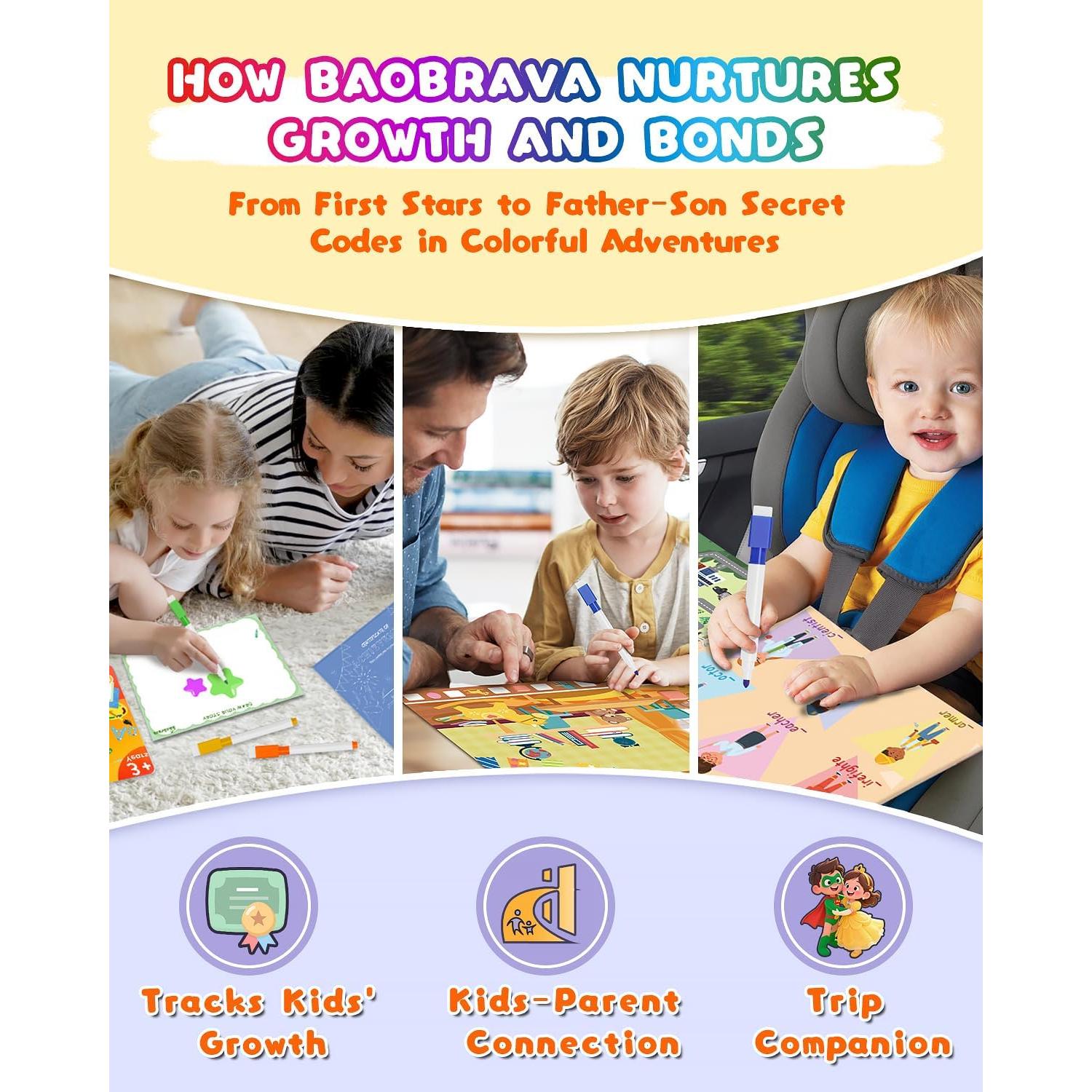 Cuadernos de Aprendizaje Preescolar Baoboli 3-8 Años