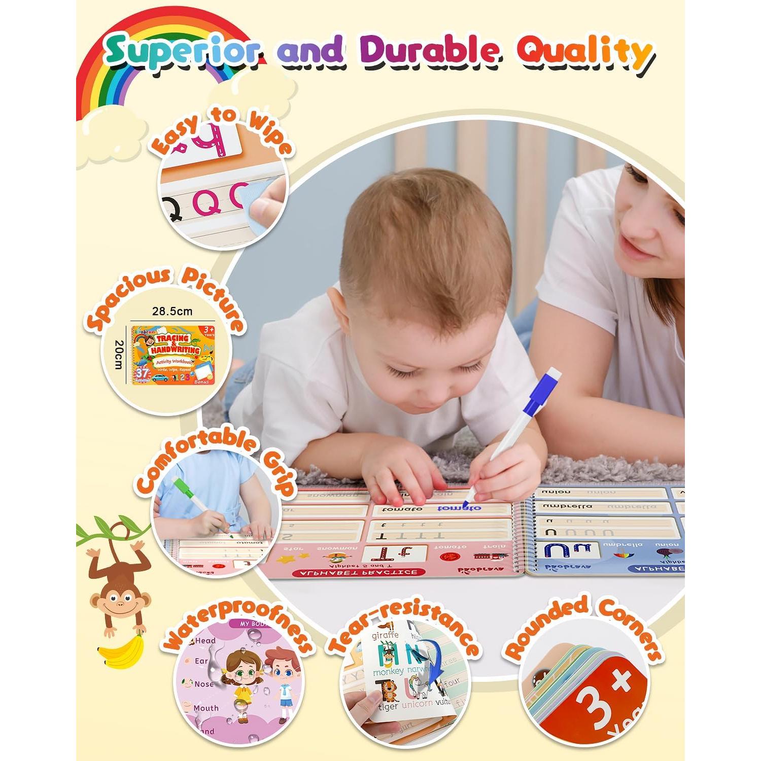 Cuadernos de Aprendizaje Preescolar Baoboli 3-8 Años