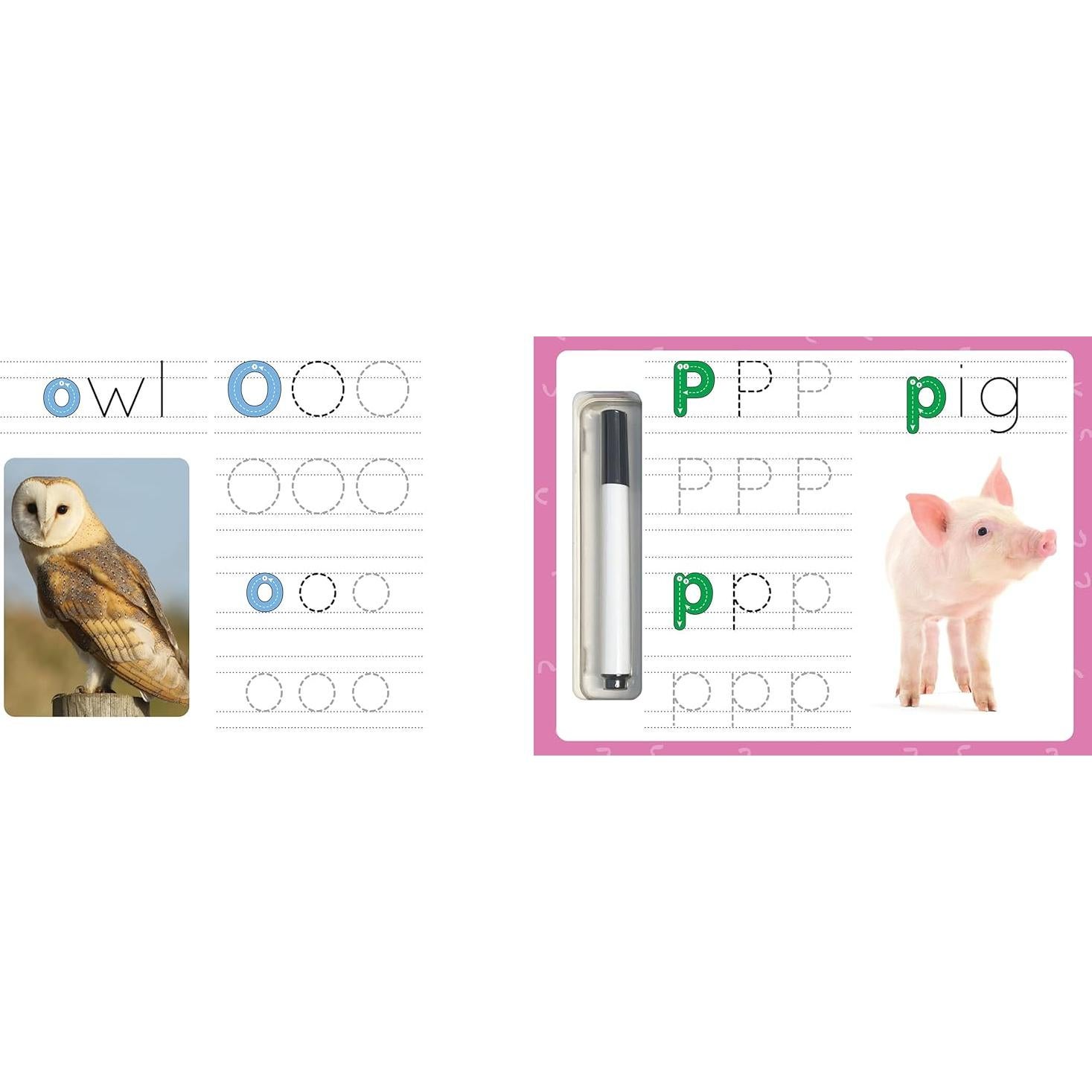 Little Hippo Books Farm ABCs Wipe Clean Preschool Workbooks and Activity Books for Kids Ages 3-5 | Tracing Books for Kids and Pre K Workbooks Ages 3-4 & 4-5 | Educational Children's Books & Kids Books