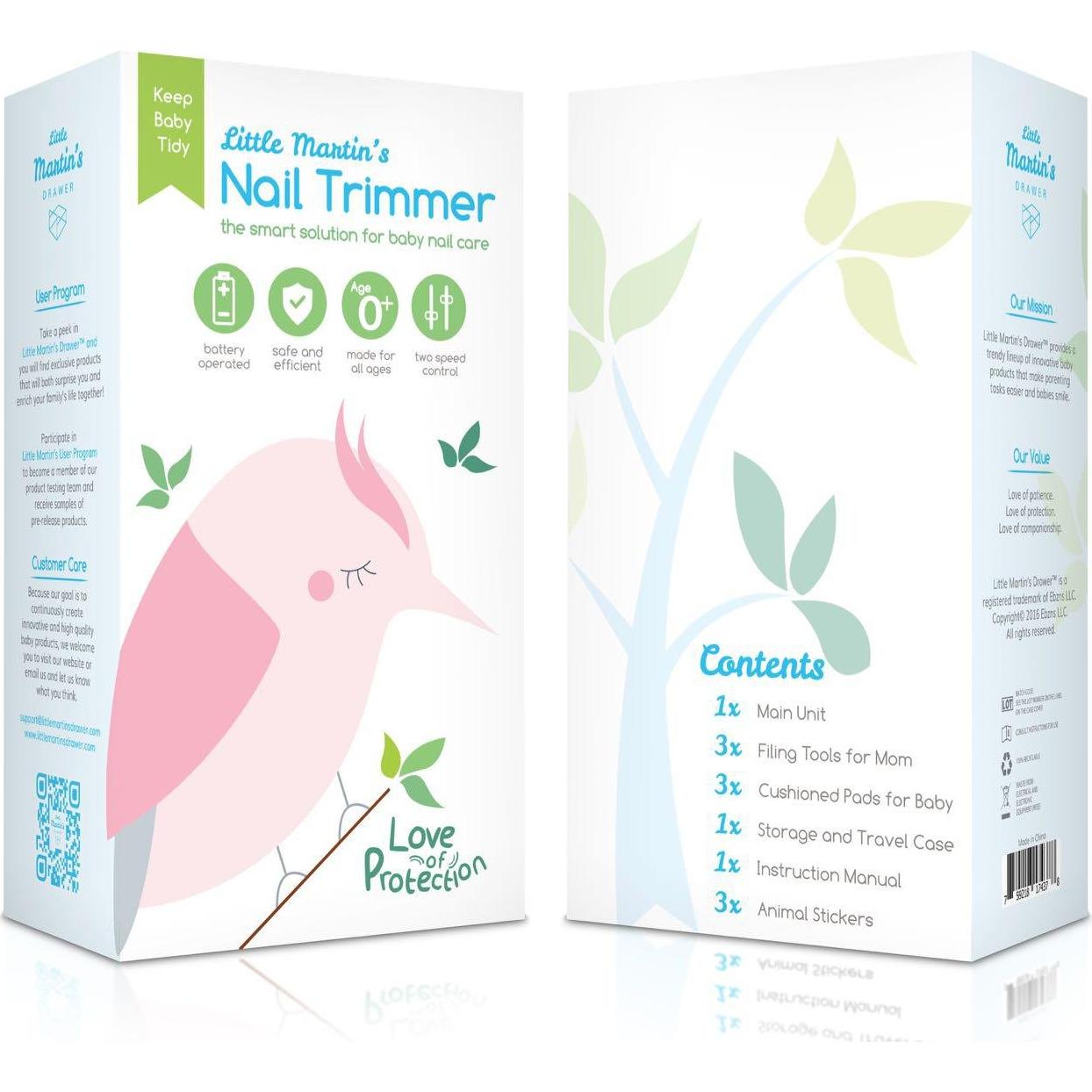 Cortador de Uñas Eléctrico Little Martin para Bebés - Seguro y Silencioso