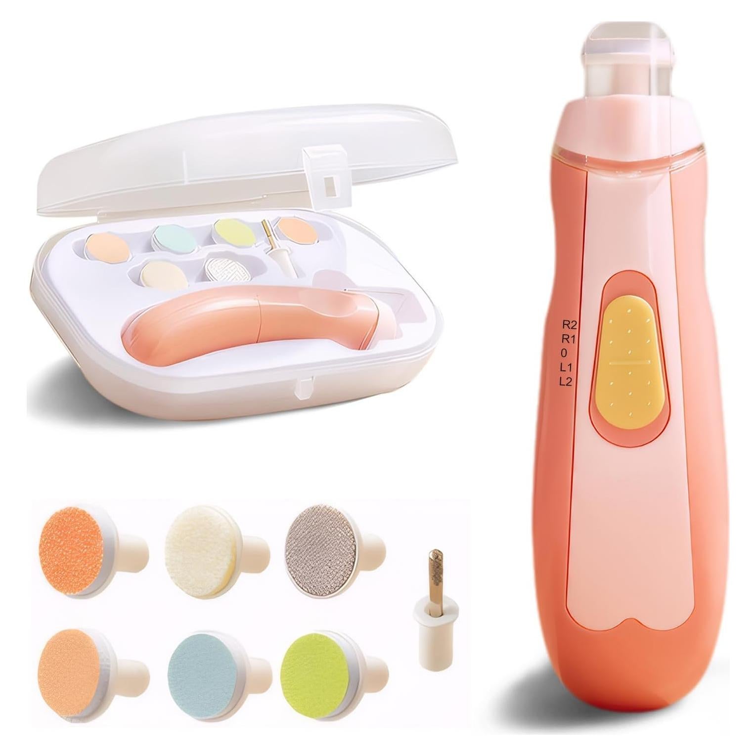 Cortador de Uñas Eléctrico Etiin para Bebés y Niños - 7 Cabezas