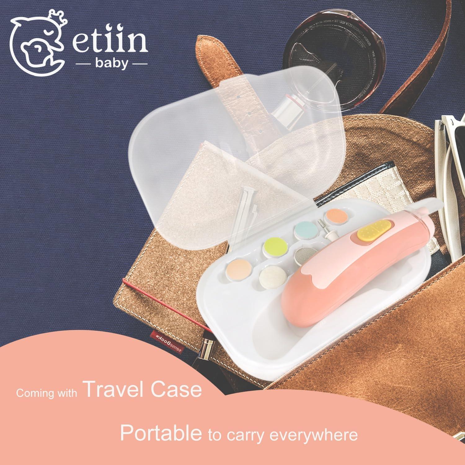 Cortador de Uñas Eléctrico Etiin para Bebés y Niños - 7 Cabezas