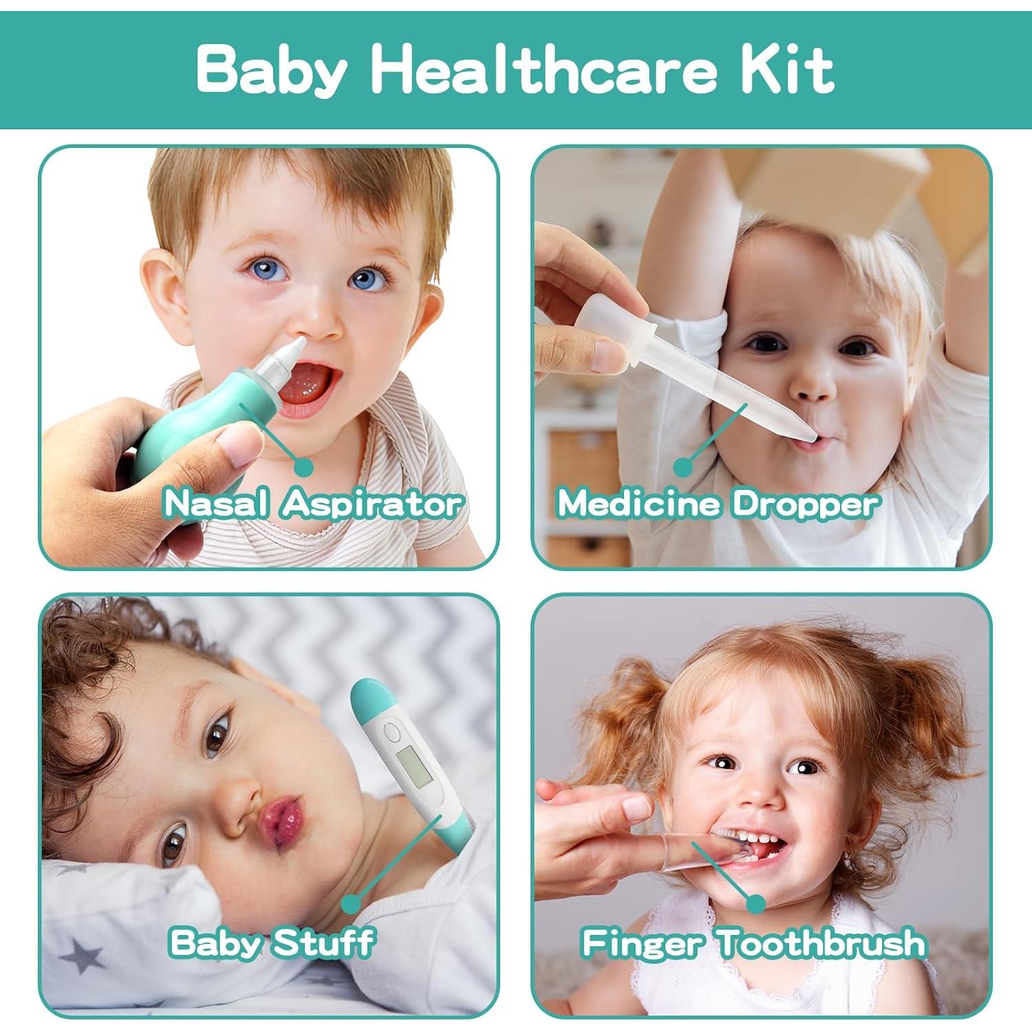 Kit de Cuidado para Bebés WXA 20 Piezas Cortador de Uñas Eléctrico