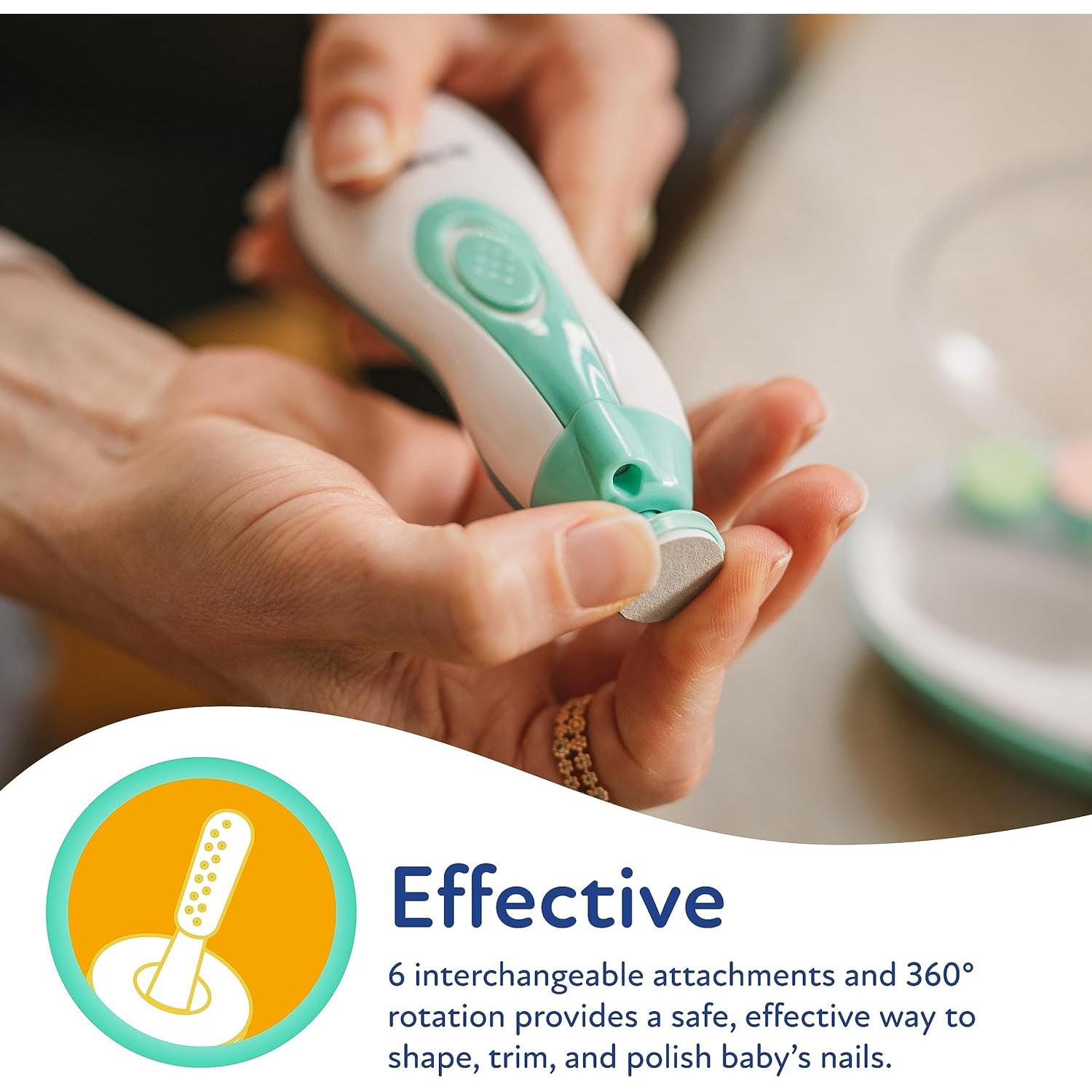 Cortador de Uñas Eléctrico Dr. Talbot para Bebés con Luz LED