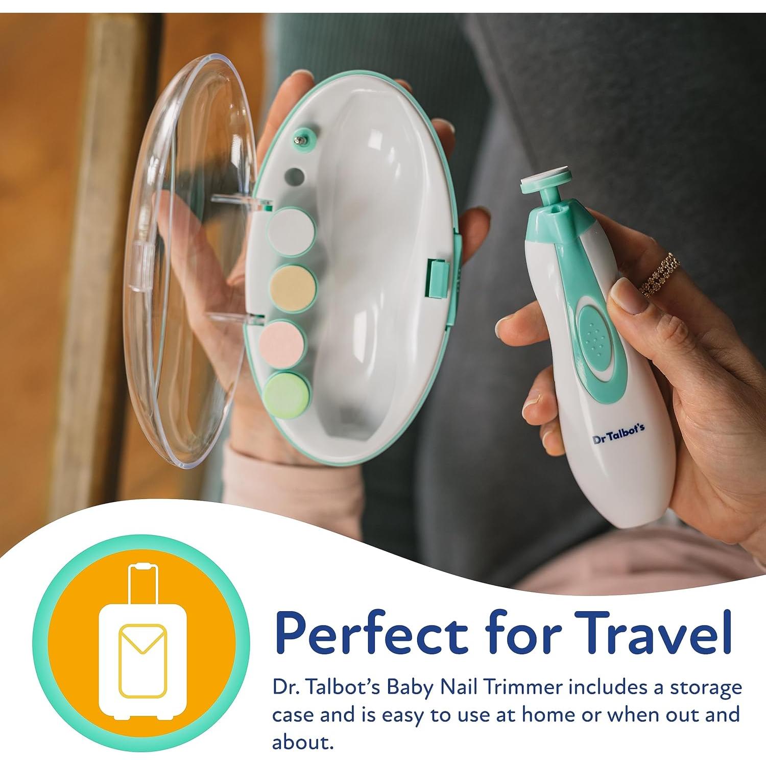 Cortador de Uñas Eléctrico Dr. Talbot para Bebés con Luz LED