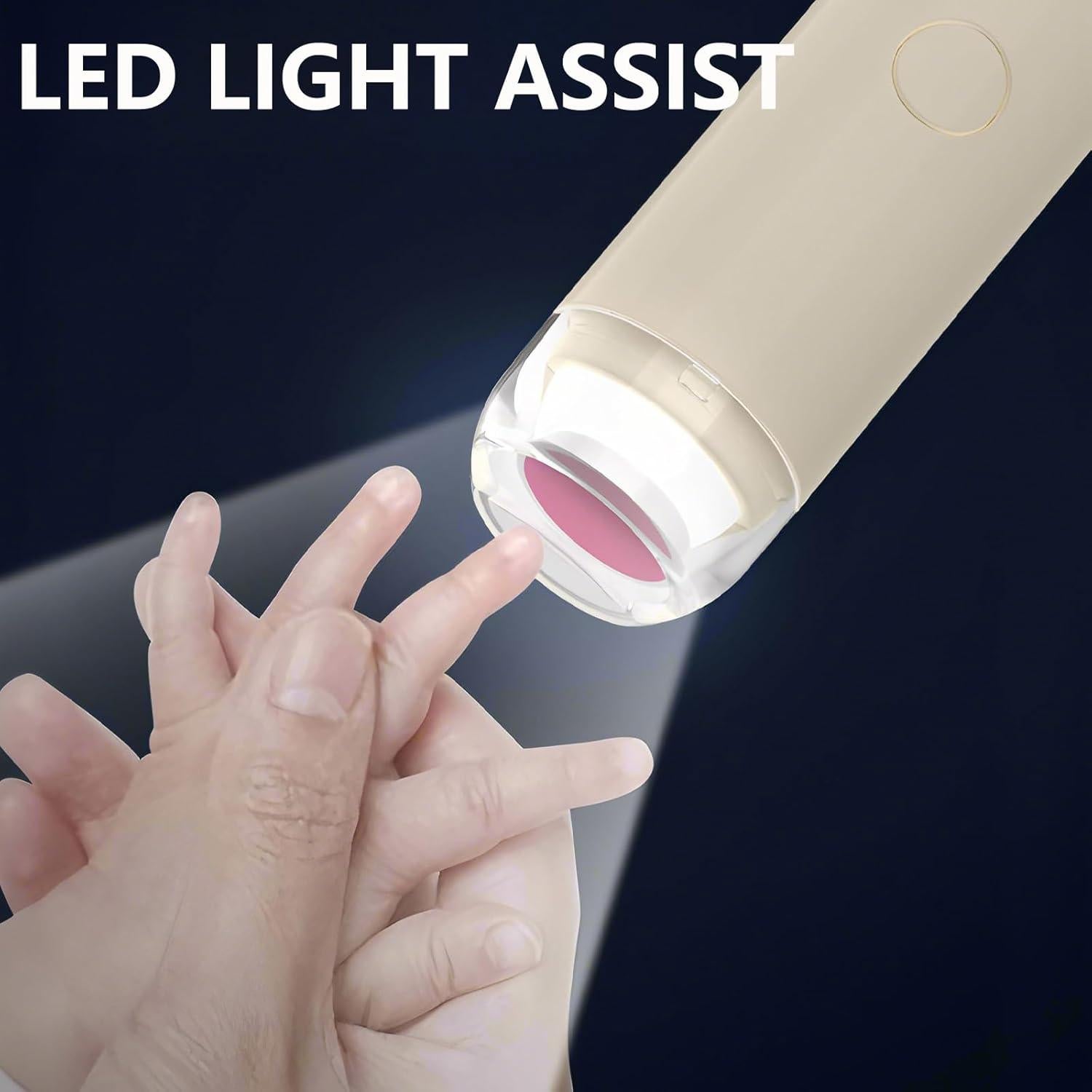 Cortador de Uñas Eléctrico Recargable PINjiaju con 6 Cabezas