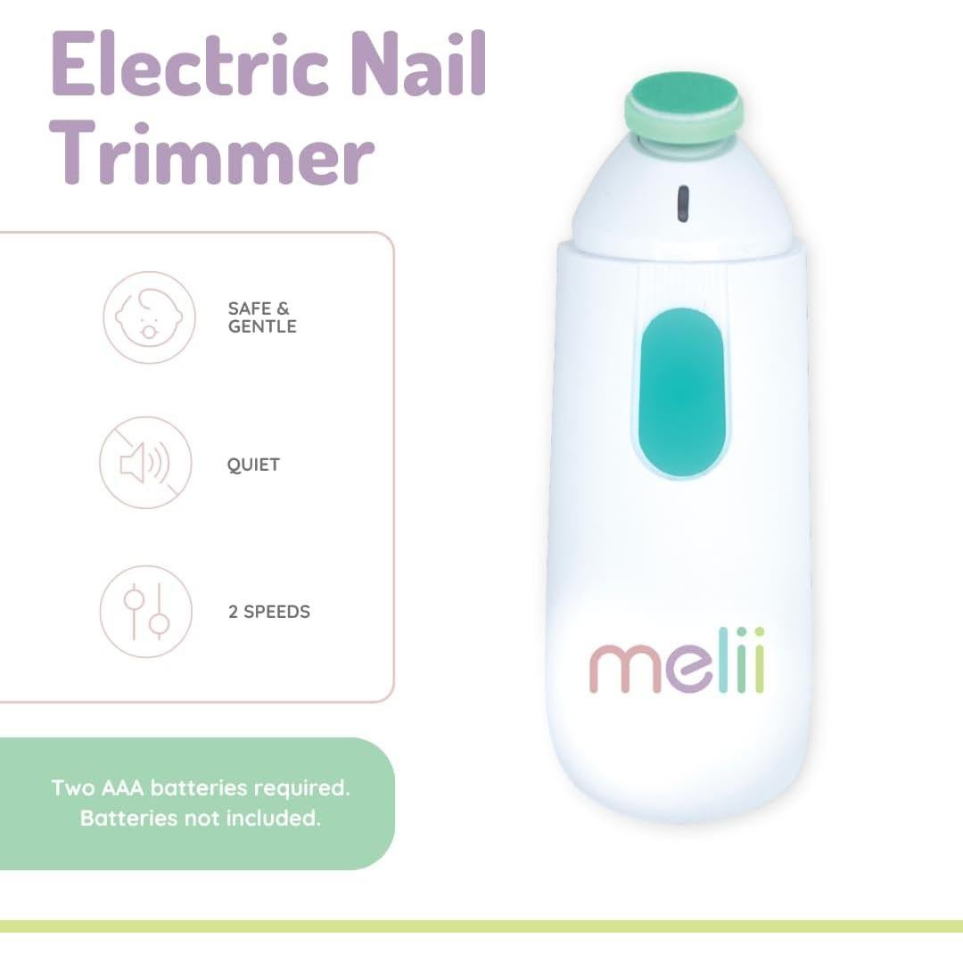 Lima de Uñas Eléctrica Melii para Bebés y Niños - 5 Discos