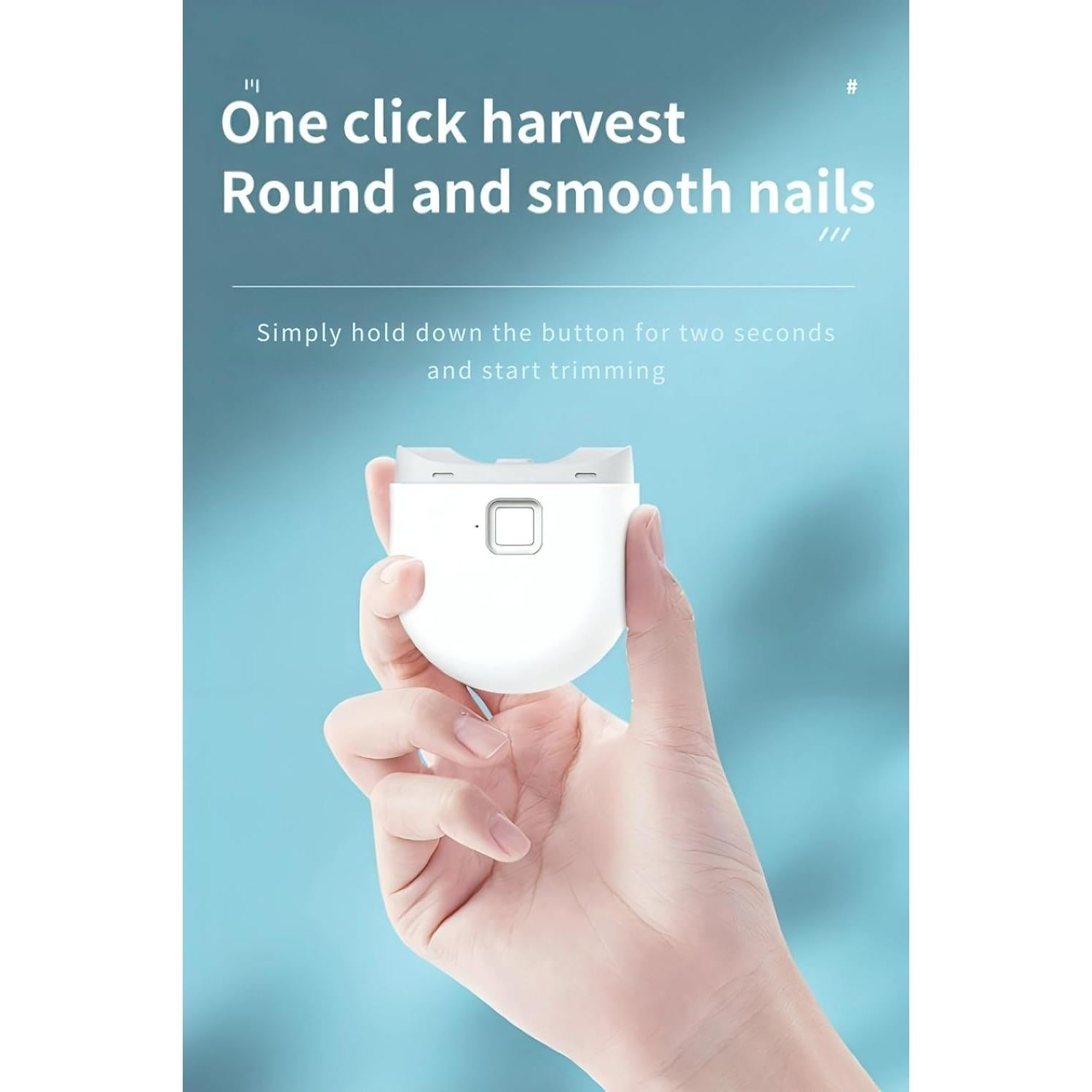 Cortador de Uñas Eléctrico Automático Samo, 2 Velocidades, USB