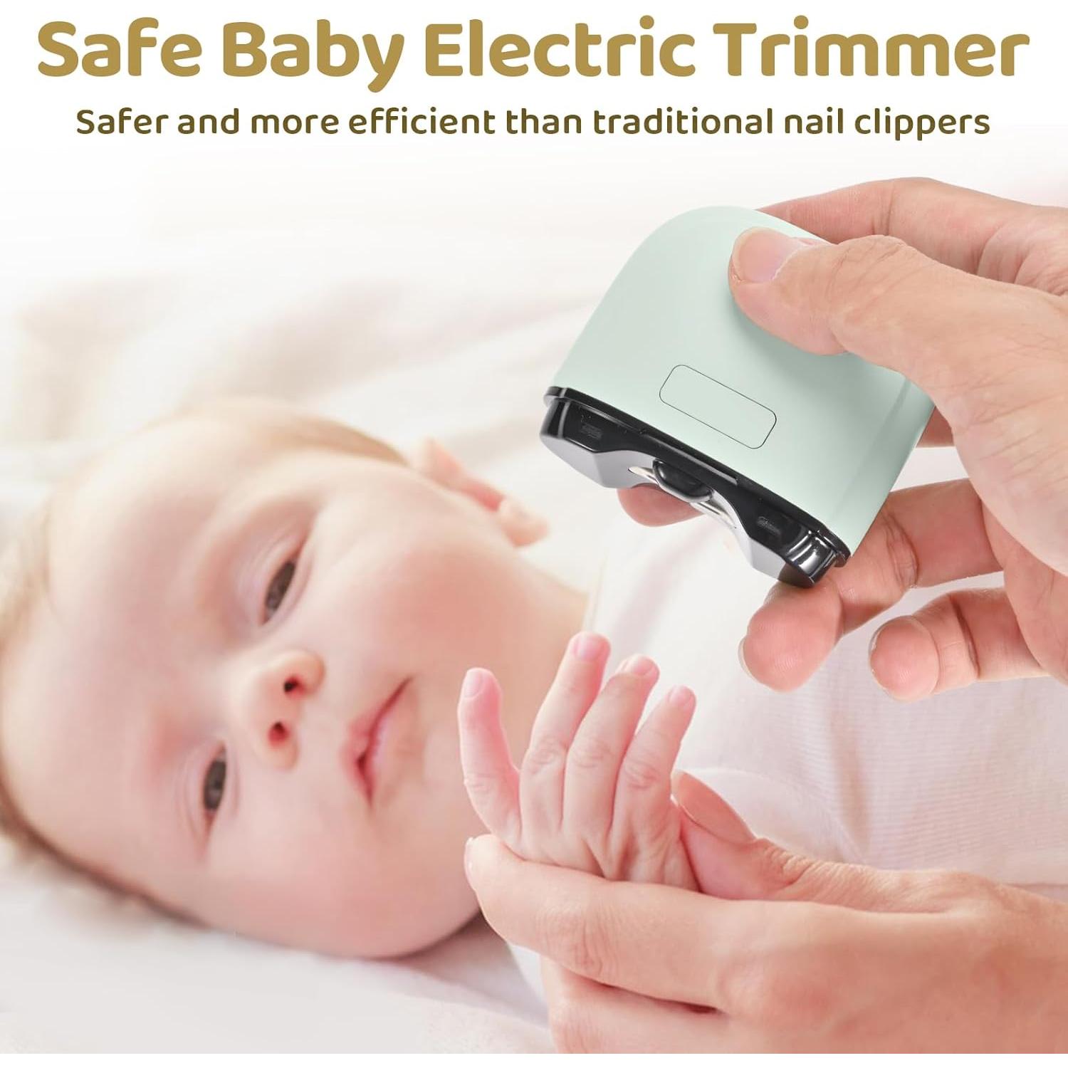 Cortador de Uñas Eléctrico TpChapNi 2 en 1 con Luz LED