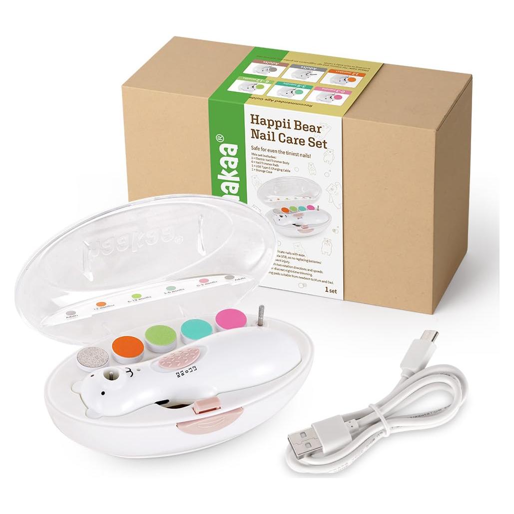 Recortador de Uñas Eléctrico Haakaa Happii Bear Bebés