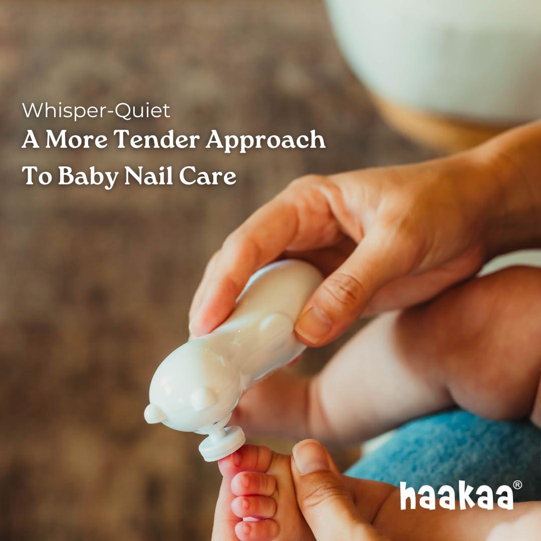 Recortador de Uñas Eléctrico Haakaa Happii Bear Bebés