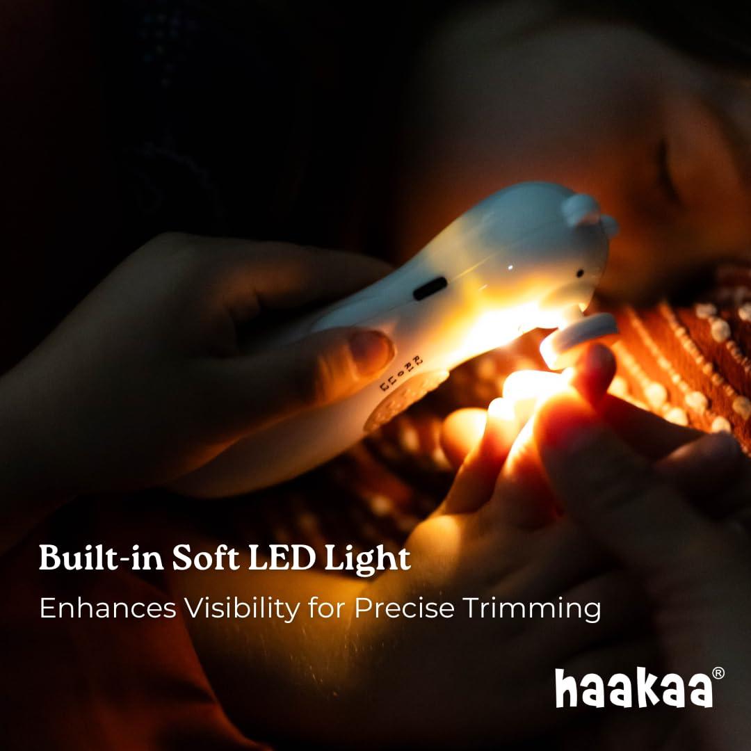 Recortador de Uñas Eléctrico Haakaa Happii Bear Bebés