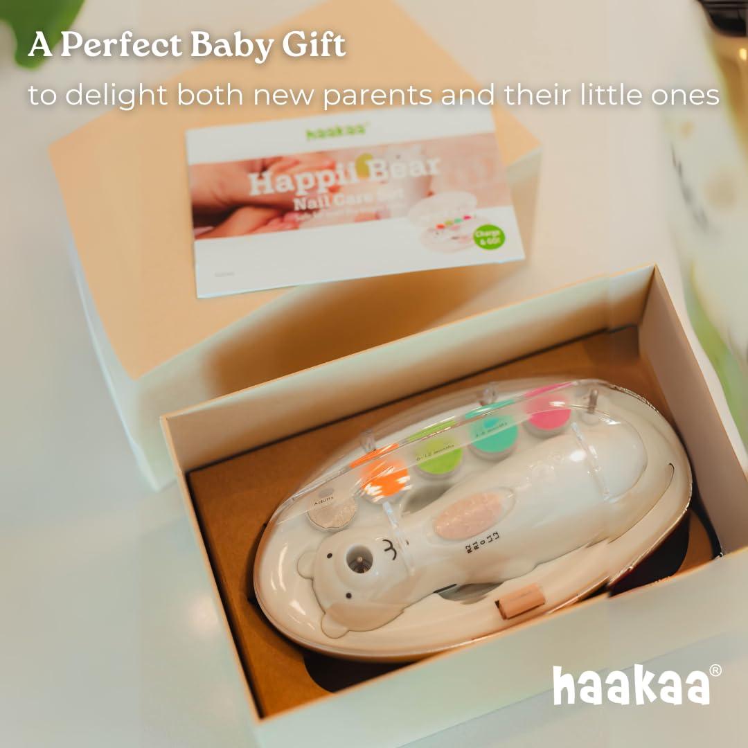 Recortador de Uñas Eléctrico Haakaa Happii Bear Bebés