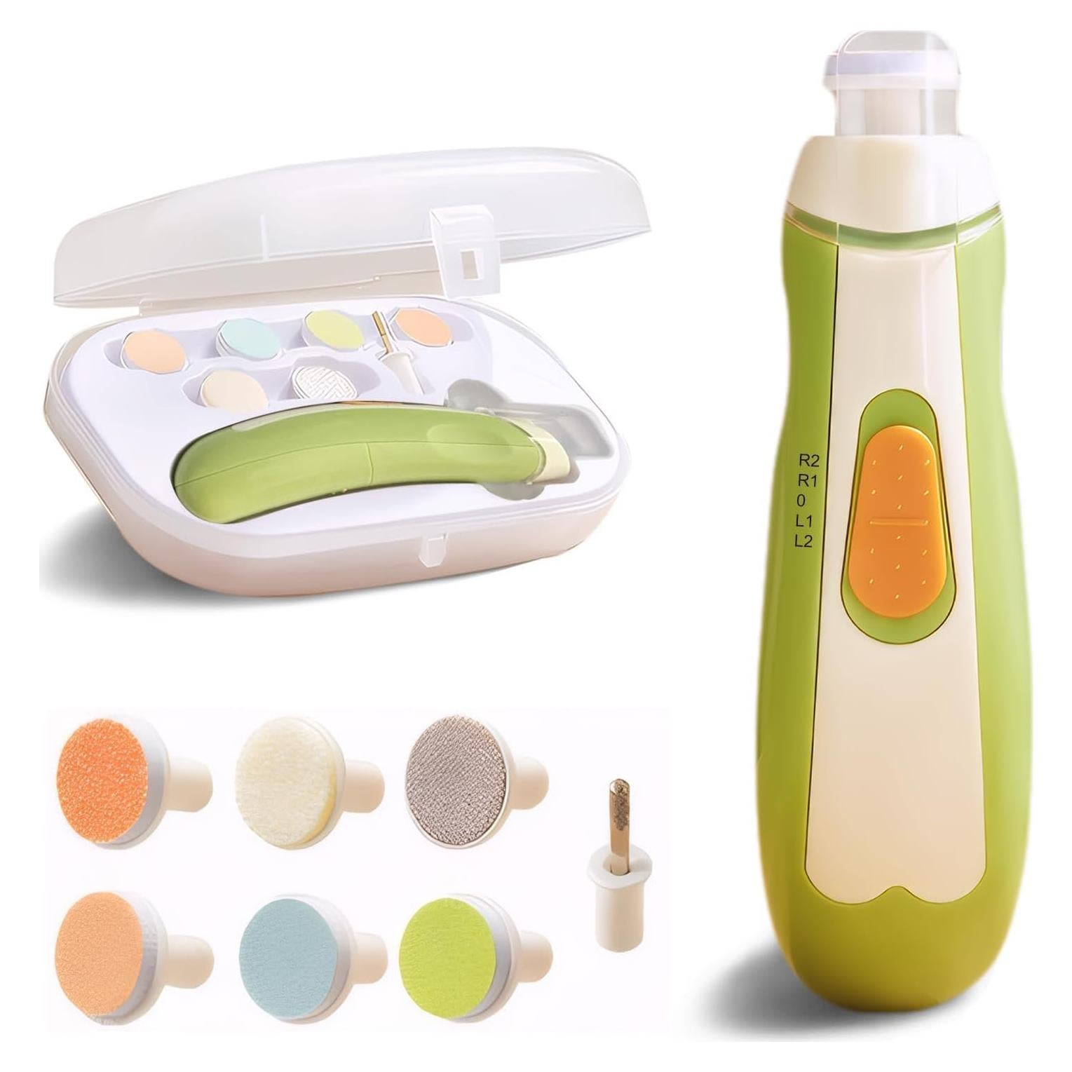 Cortador de Uñas Eléctrico Etiin para Bebés con Luz LED