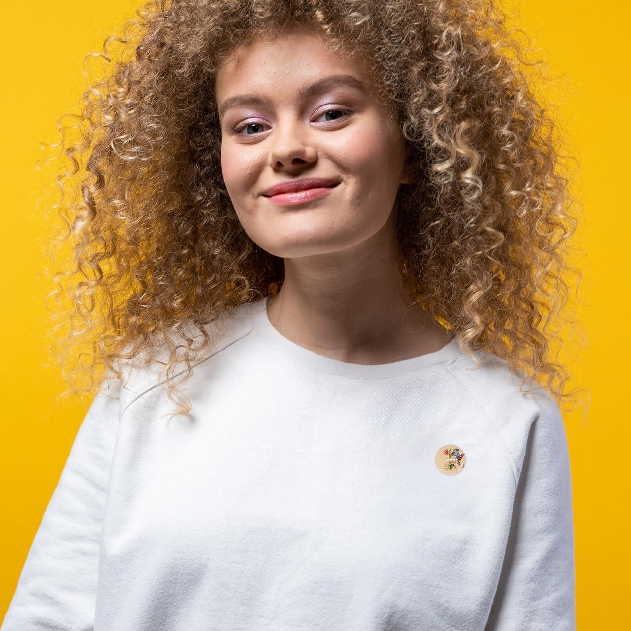 Botones de Madera ULTNICE Flores 20mm 100pcs Decorativos