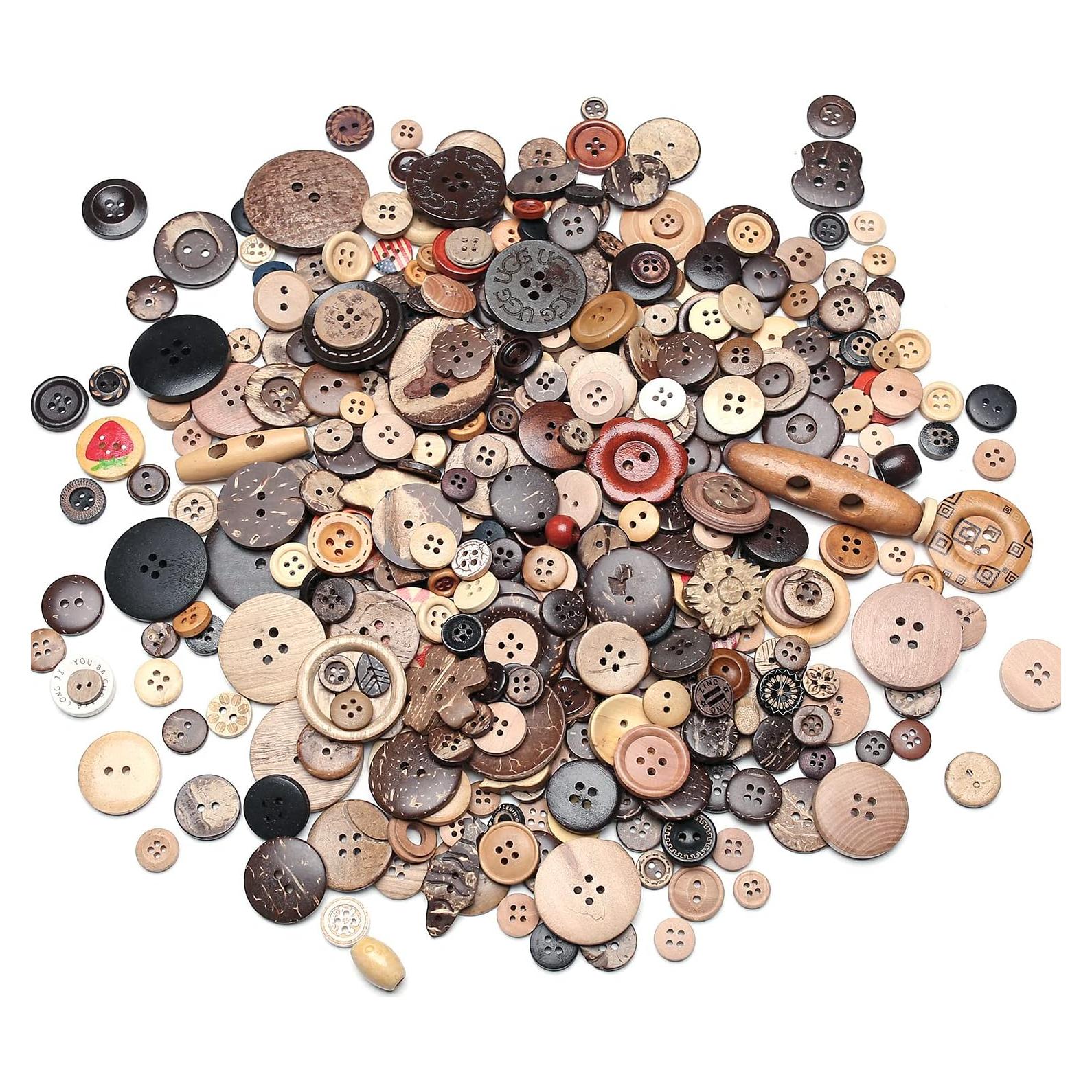 400 Botones de Resina Decorativos Jepeux para Manualidades DIY