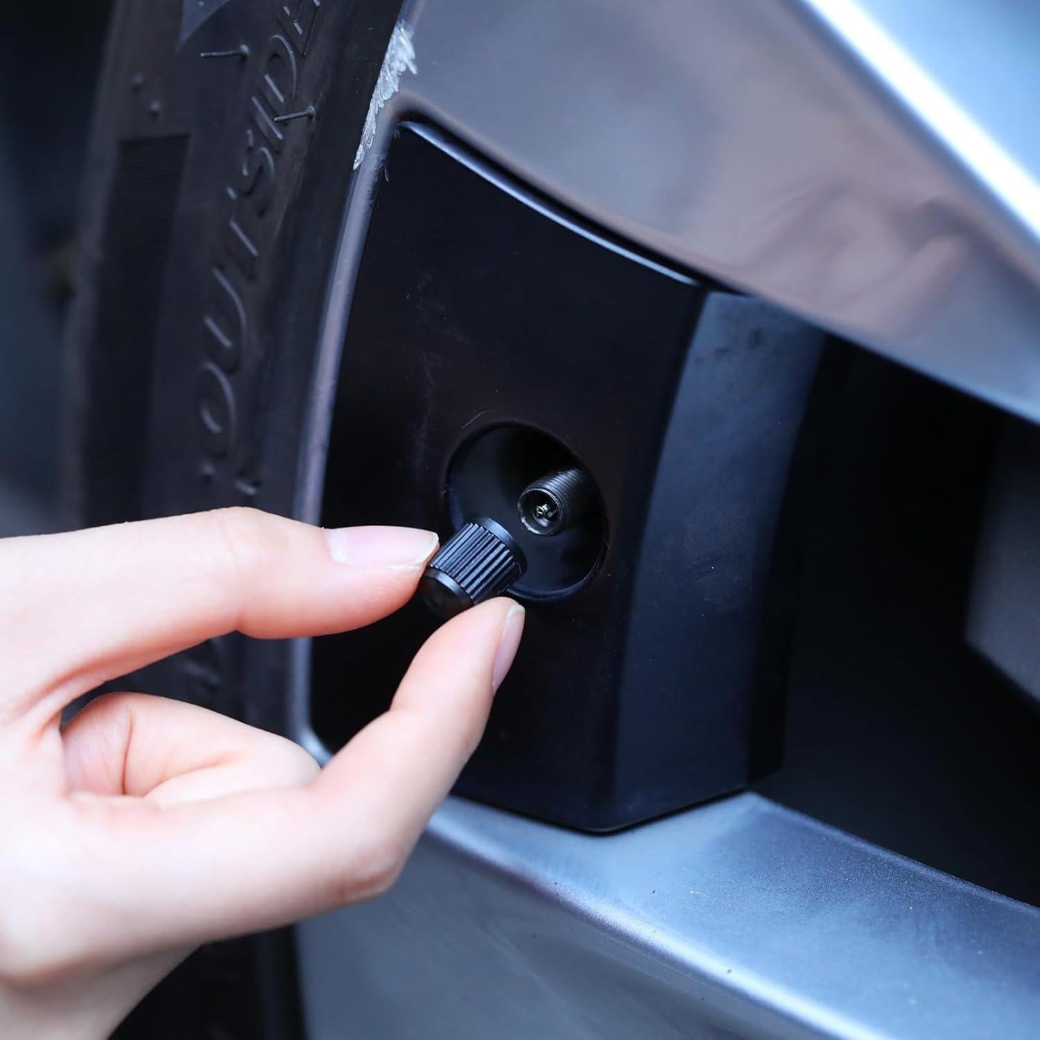 Outus 20 Tapas de Válvula de Neumático Multicolor para Vehículos