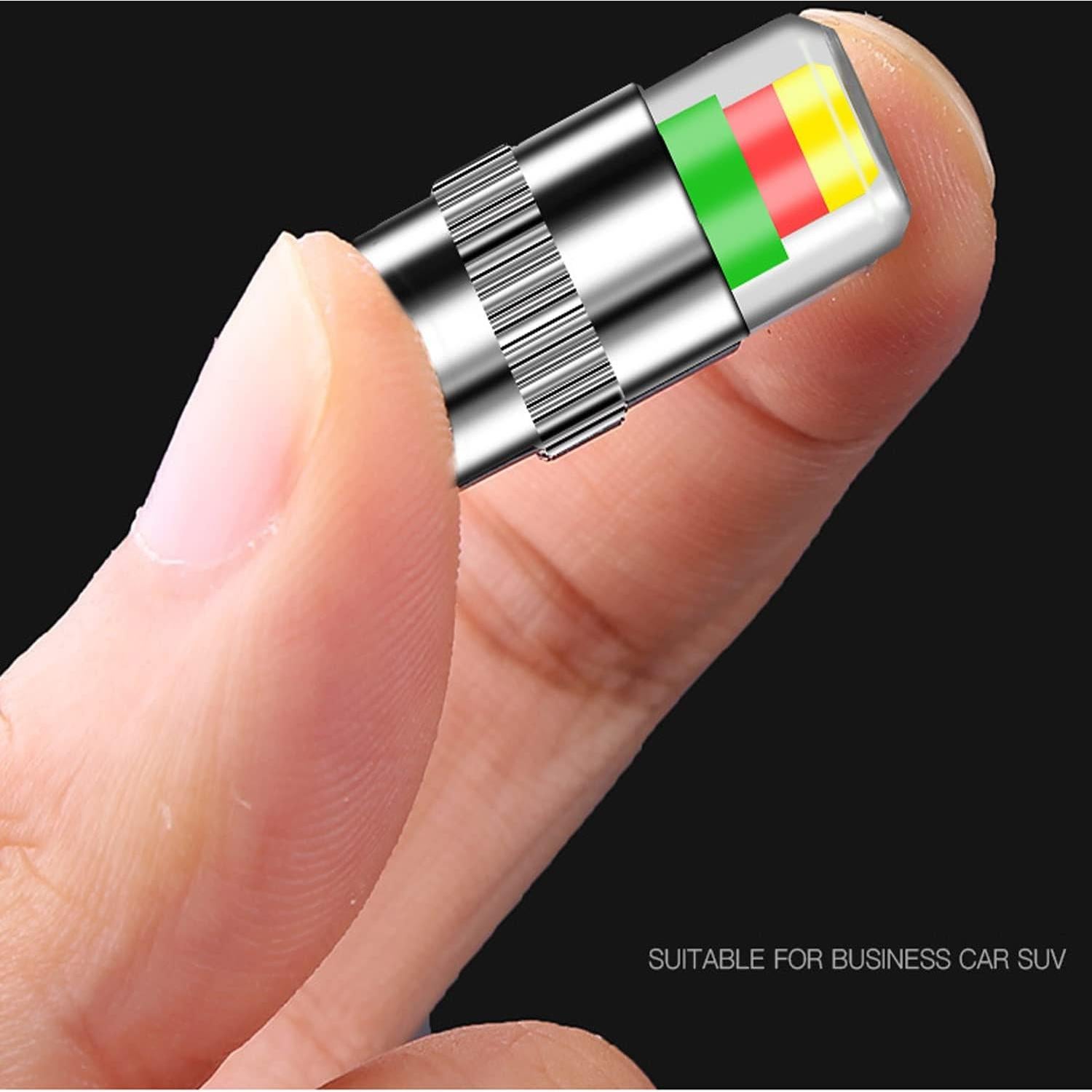 12 Tapas de Válvula de Neumáticos WedFeir con Sensor 2.4Bar