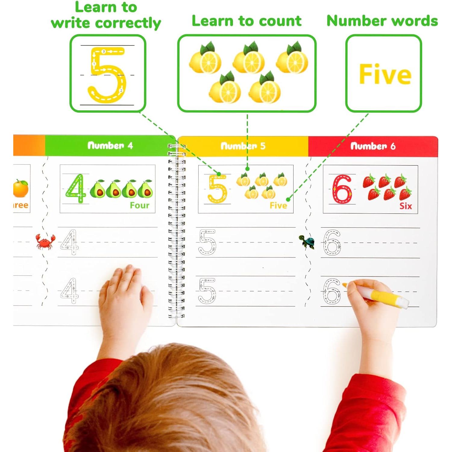 Libro de Trazado de Letras Lrathenk para Niños 3-6 Años