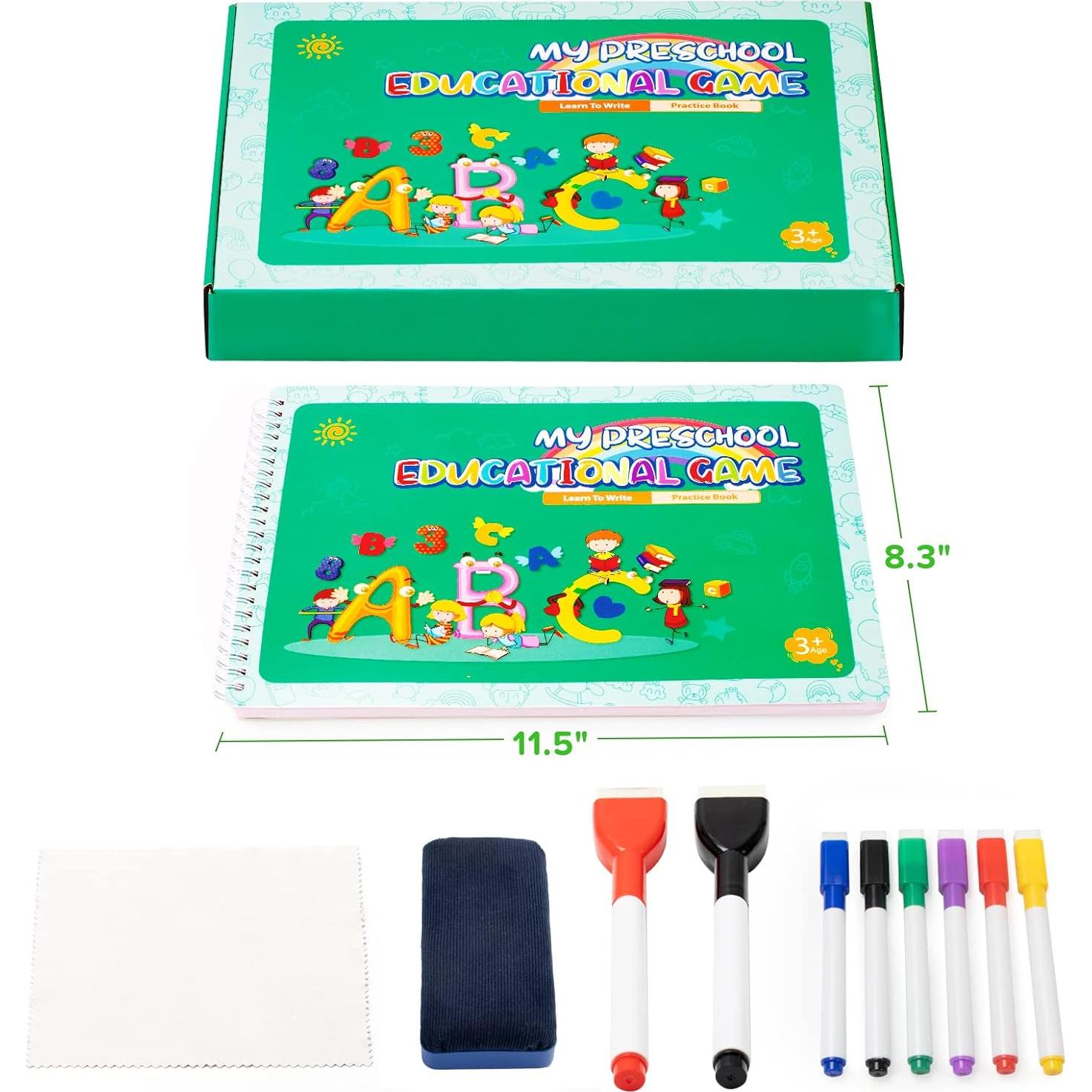 Libro de Trazado de Letras Lrathenk para Niños 3-6 Años