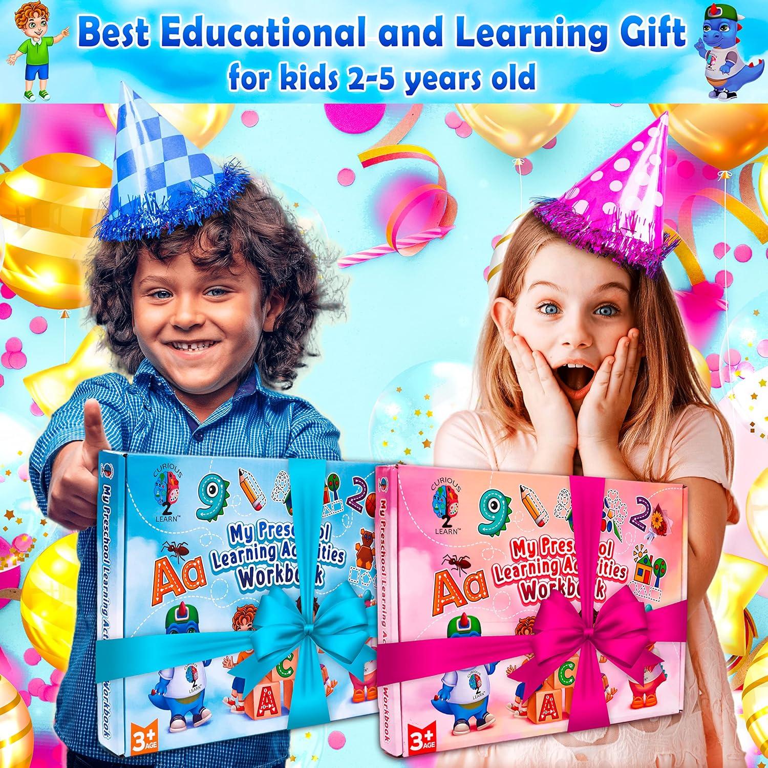 Cuaderno de Actividades Preescolar Curioso 2 - Azul - 11 Actividades