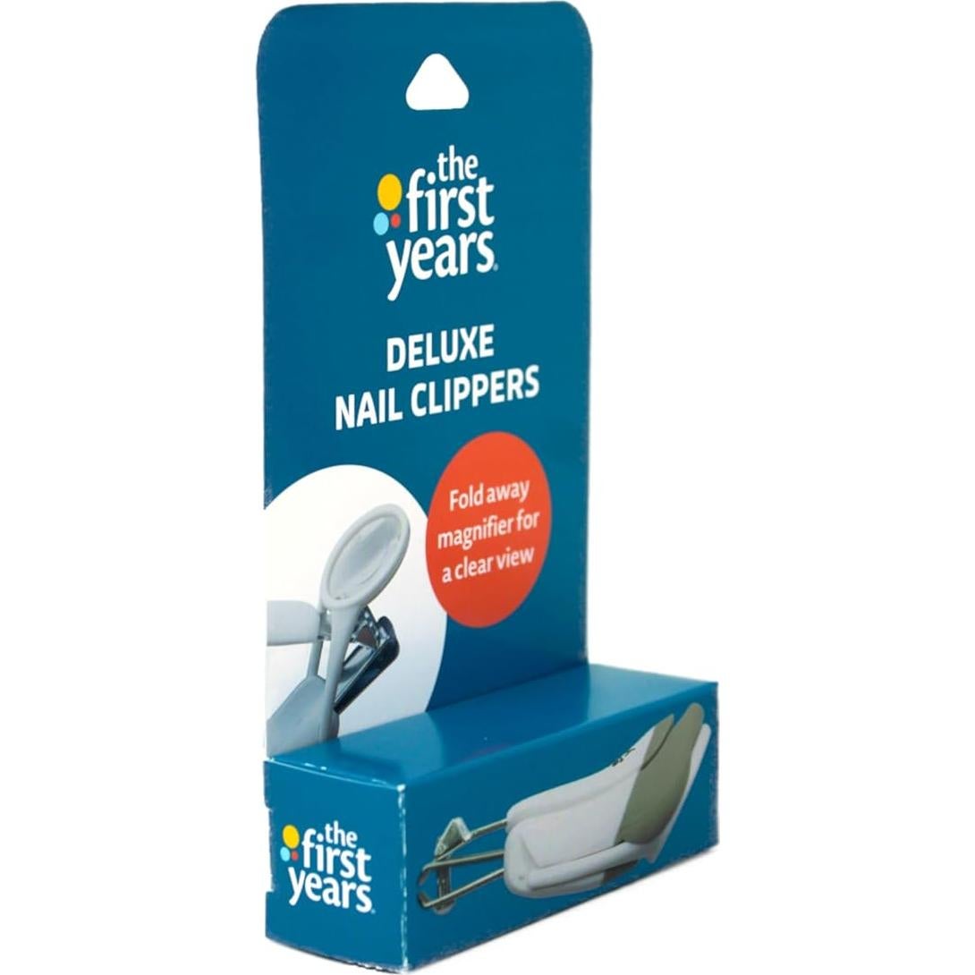 Cortauñas Deluxe para Bebés Tomy con Lupa 4x - 1 Paquete