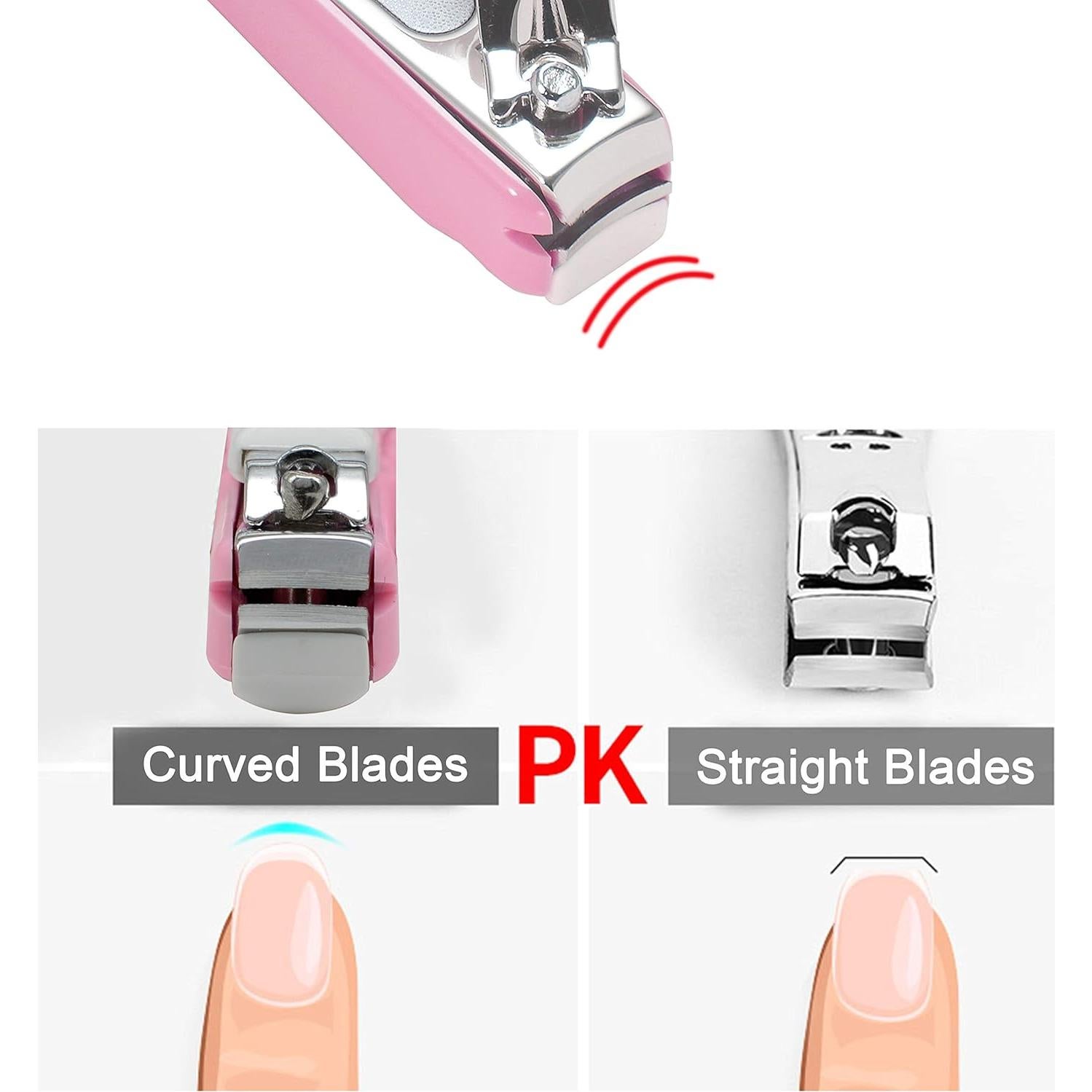 Cortauñas de Seguridad PAFASON para Bebés con Lima de Vidrio