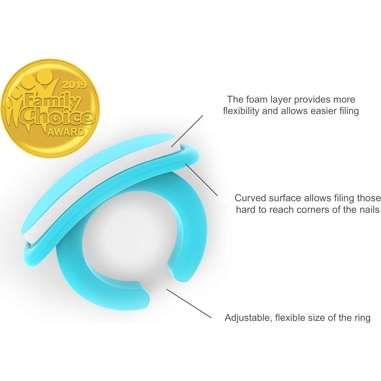 Set de Cuidado de Uñas para Bebés Bebon 0-6 Meses