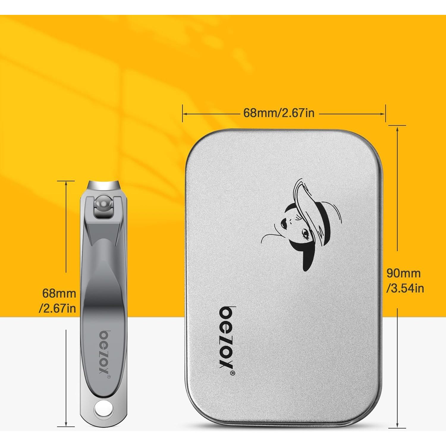 Cortauñas para Bebés BEZOX - Acero Inoxidable Plata