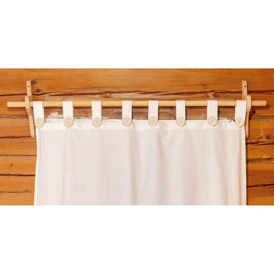 Botones de Madera Natural Mandala Crafts 25mm - 40 Piezas