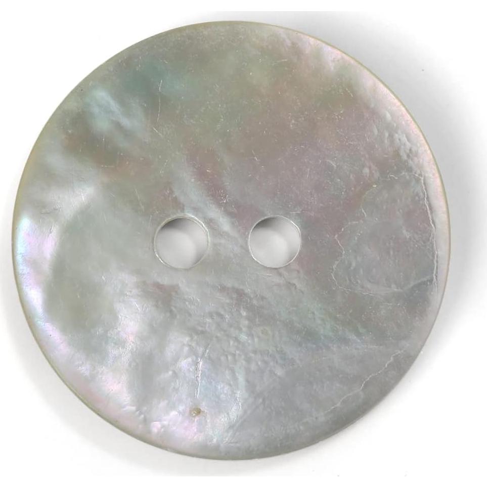 Botón de Concha MINSOK Shell 28L 18mm 50pcs Perla