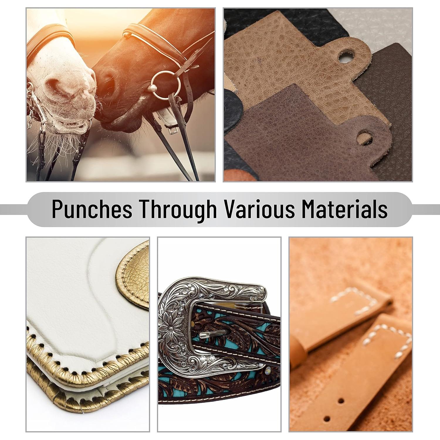 Herramienta de Perforación de Agujeros de Cuero UNCO LHP01