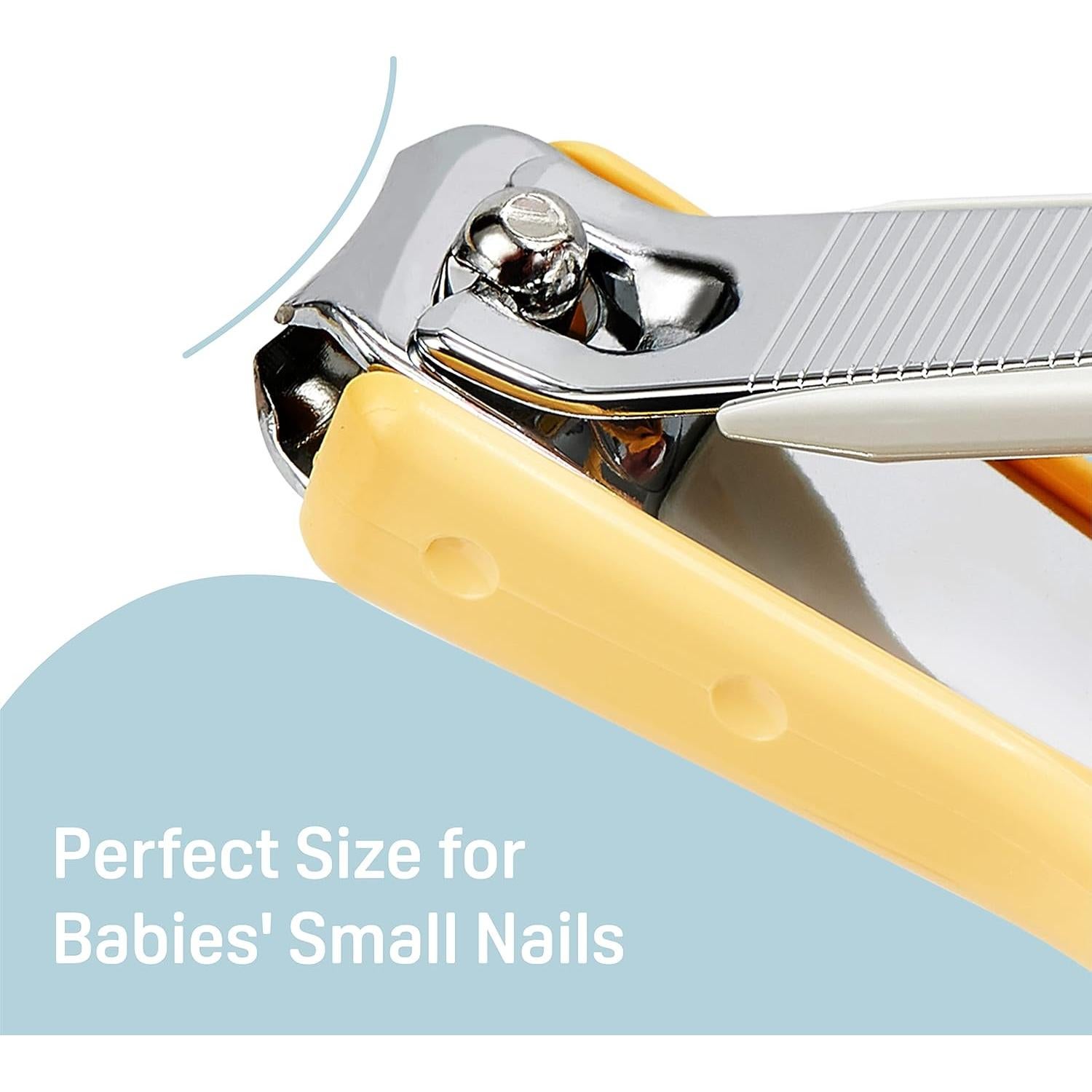 Cortauñas para Bebés Pigeon con Estuche 9+ Meses Amarillo