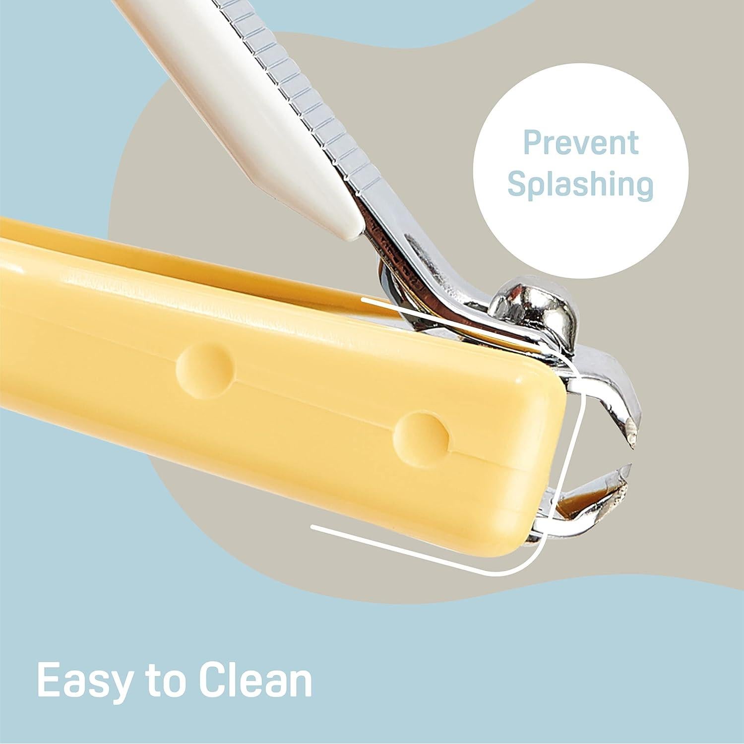 Cortauñas para Bebés Pigeon con Estuche 9+ Meses Amarillo