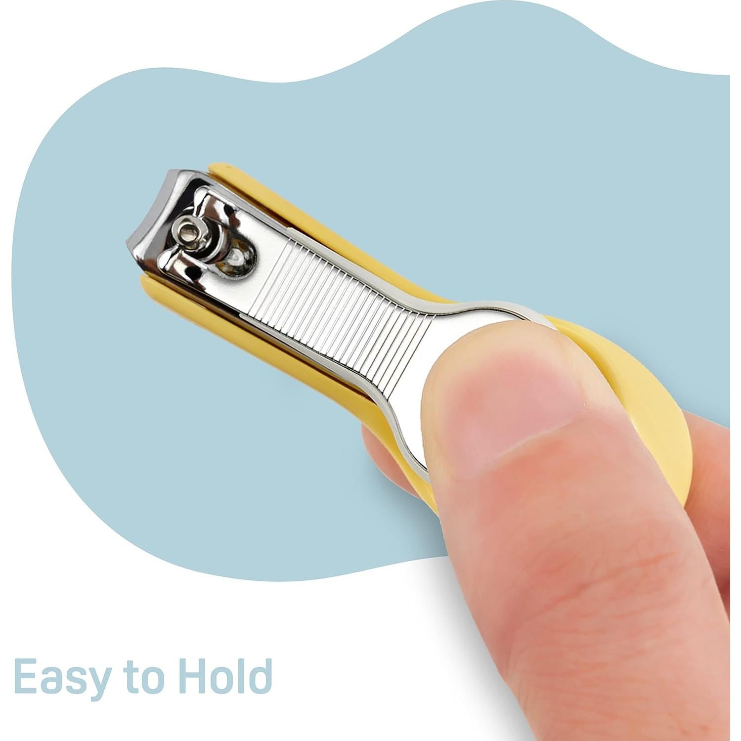 Cortauñas para Bebés Pigeon con Estuche 9+ Meses Amarillo