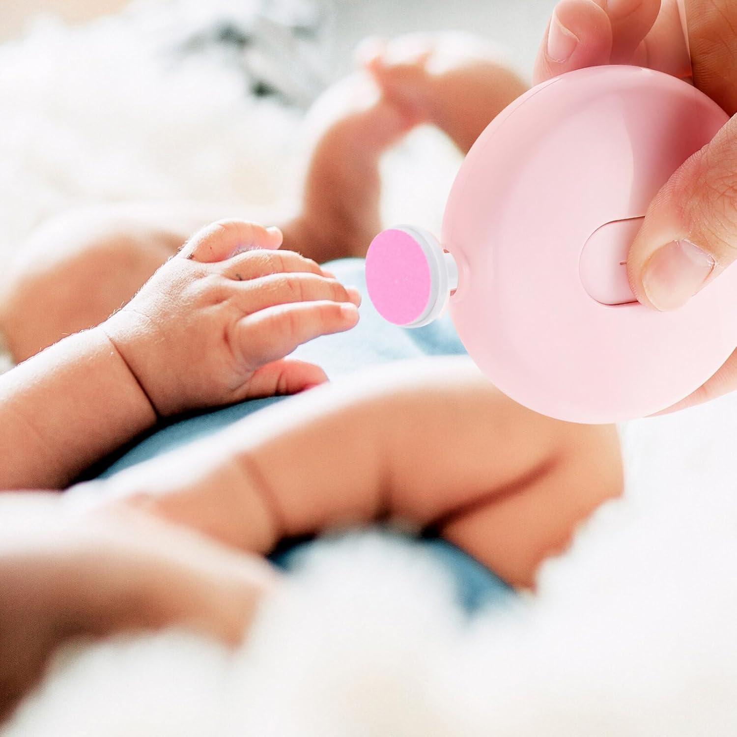 12 Almohadillas de Reemplazo para Cortador de Uñas Minkissy Rosa