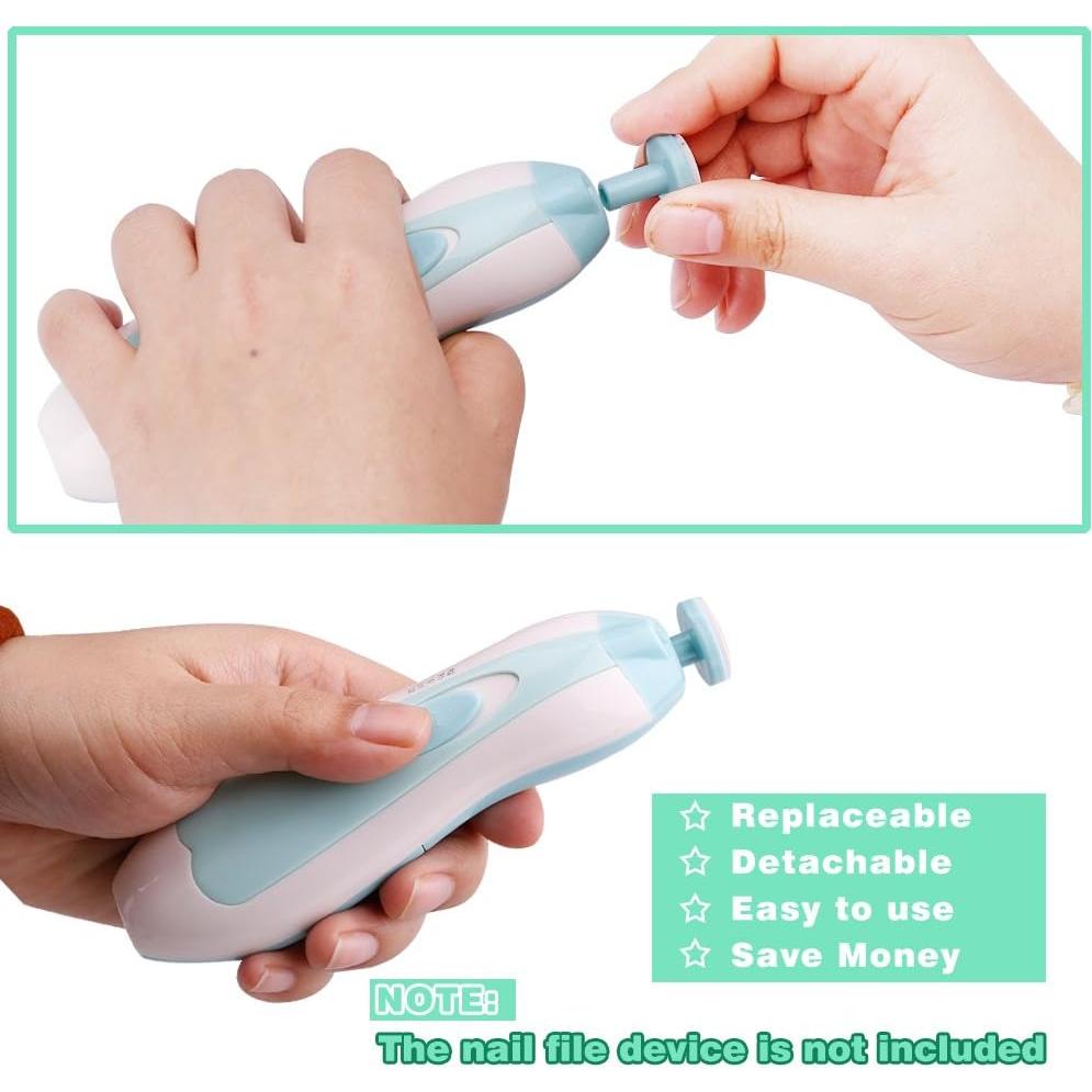 Pads de Reemplazo para Lima de Uñas de Bebé Consevisen - 8 Piezas