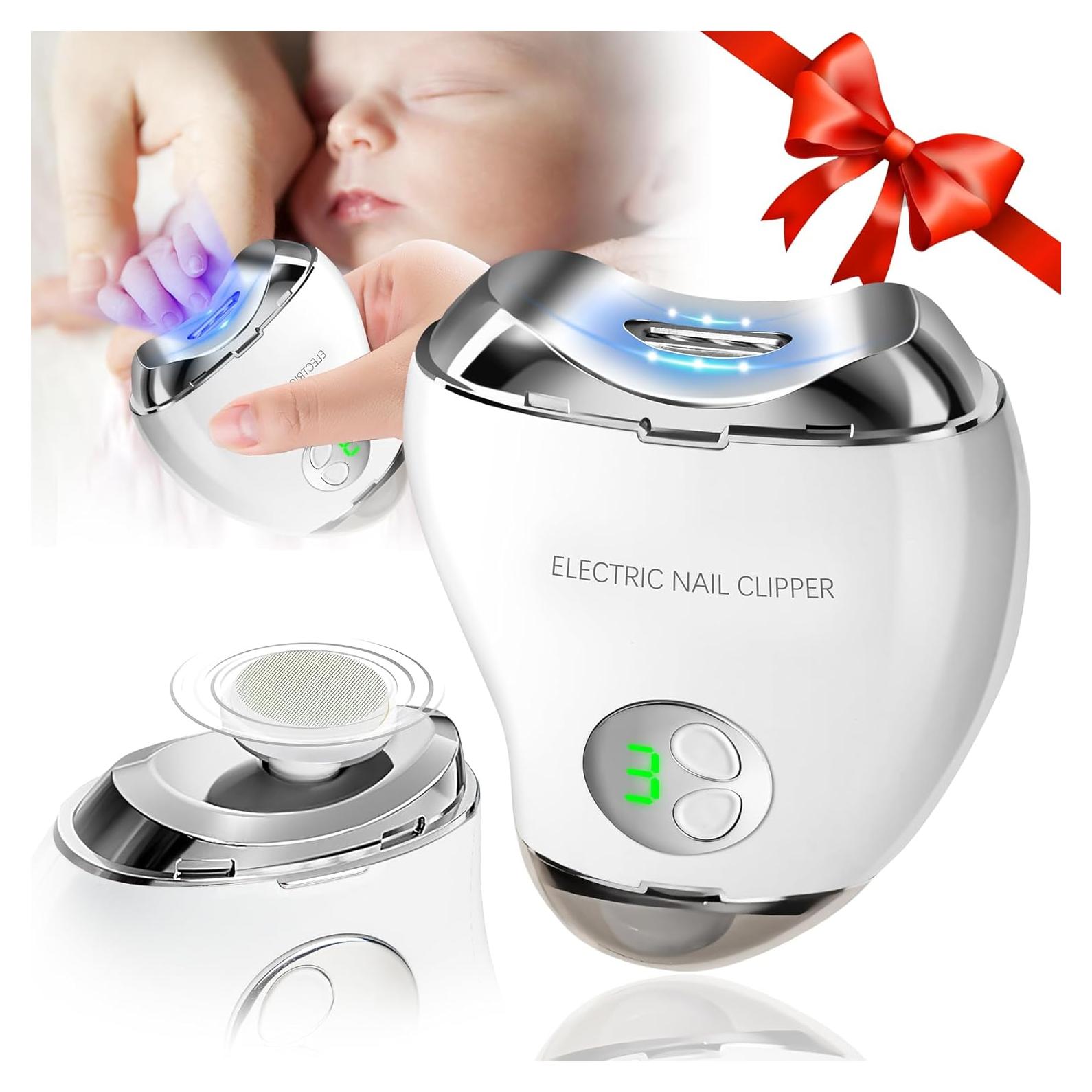 Cortador de Uñas Eléctrico Loqumloi con Luz LED y 3 Velocidades