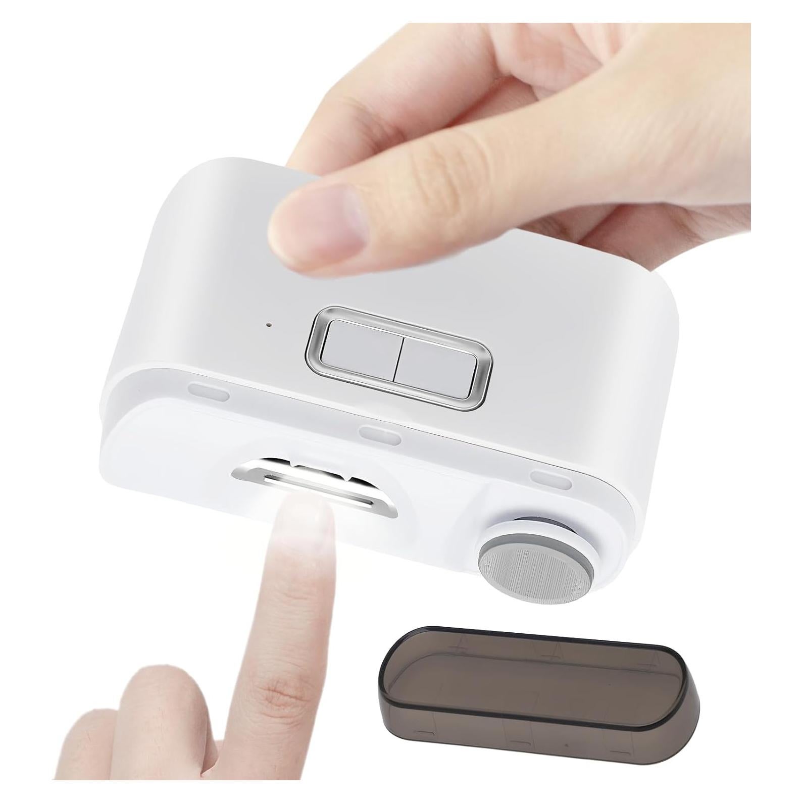 Cortador de Uñas Eléctrico 2 en 1 Tianwide con Luz LED