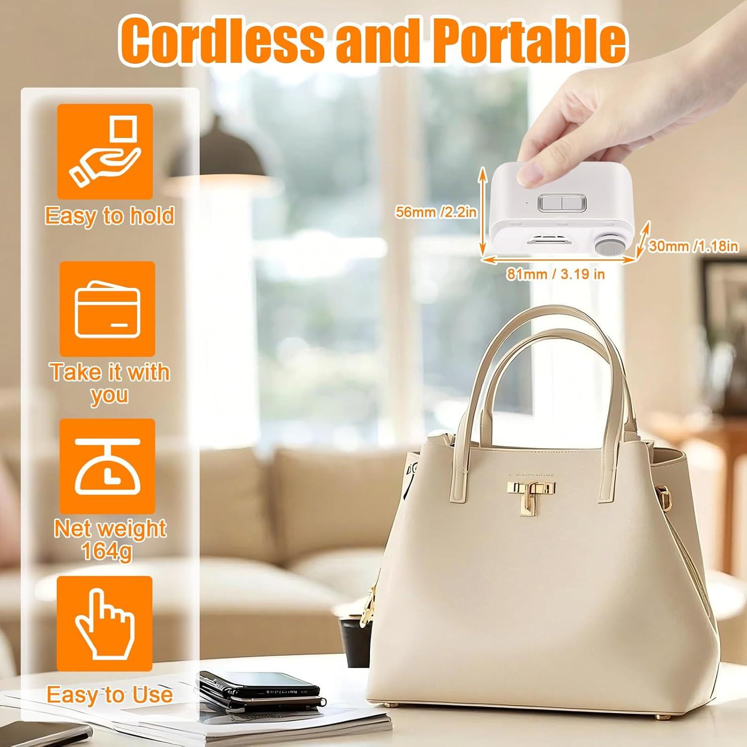 Cortador de Uñas Eléctrico 2 en 1 Tianwide con Luz LED