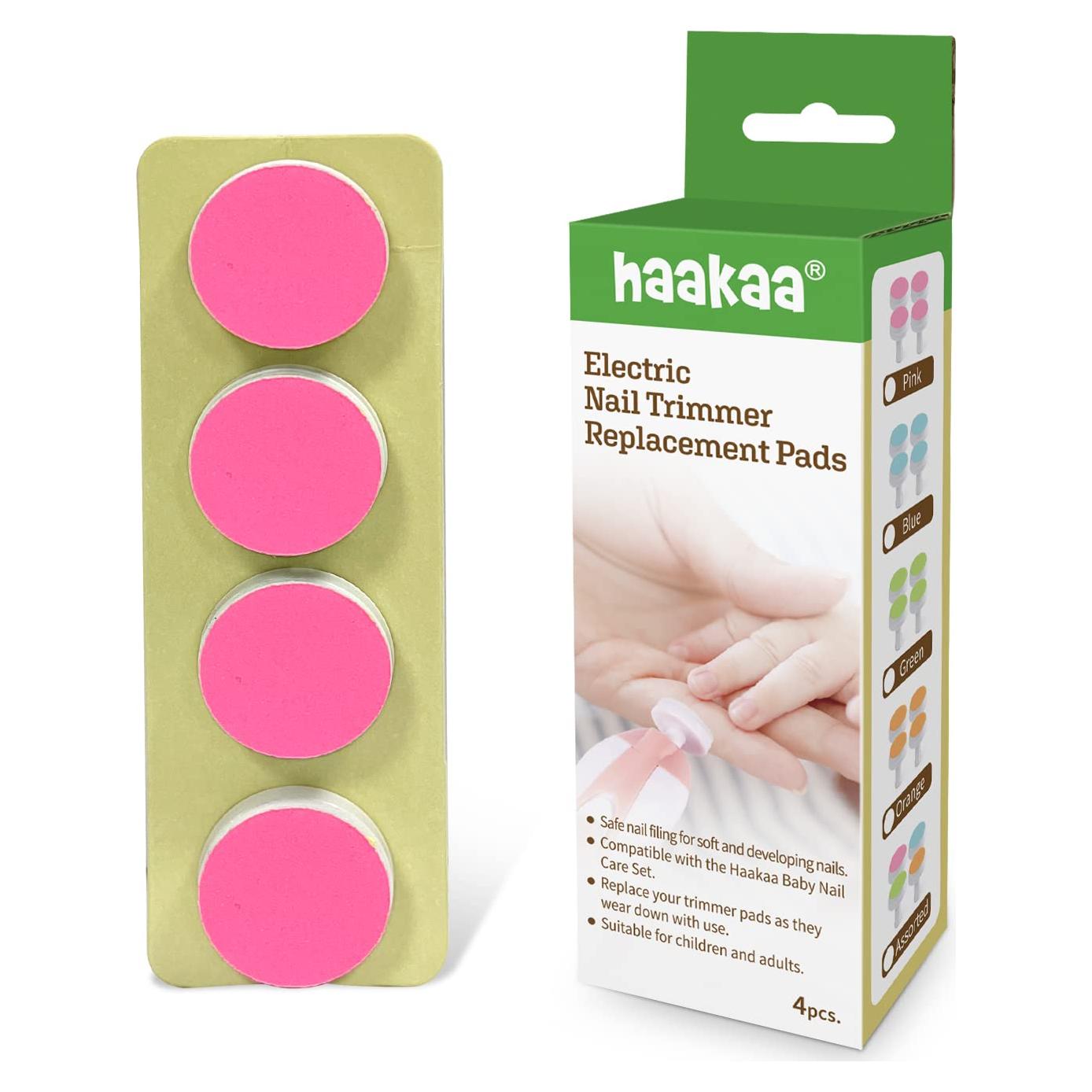 Almohadillas de Reemplazo Haakaa para Cortador de Uñas Bebé Rosa