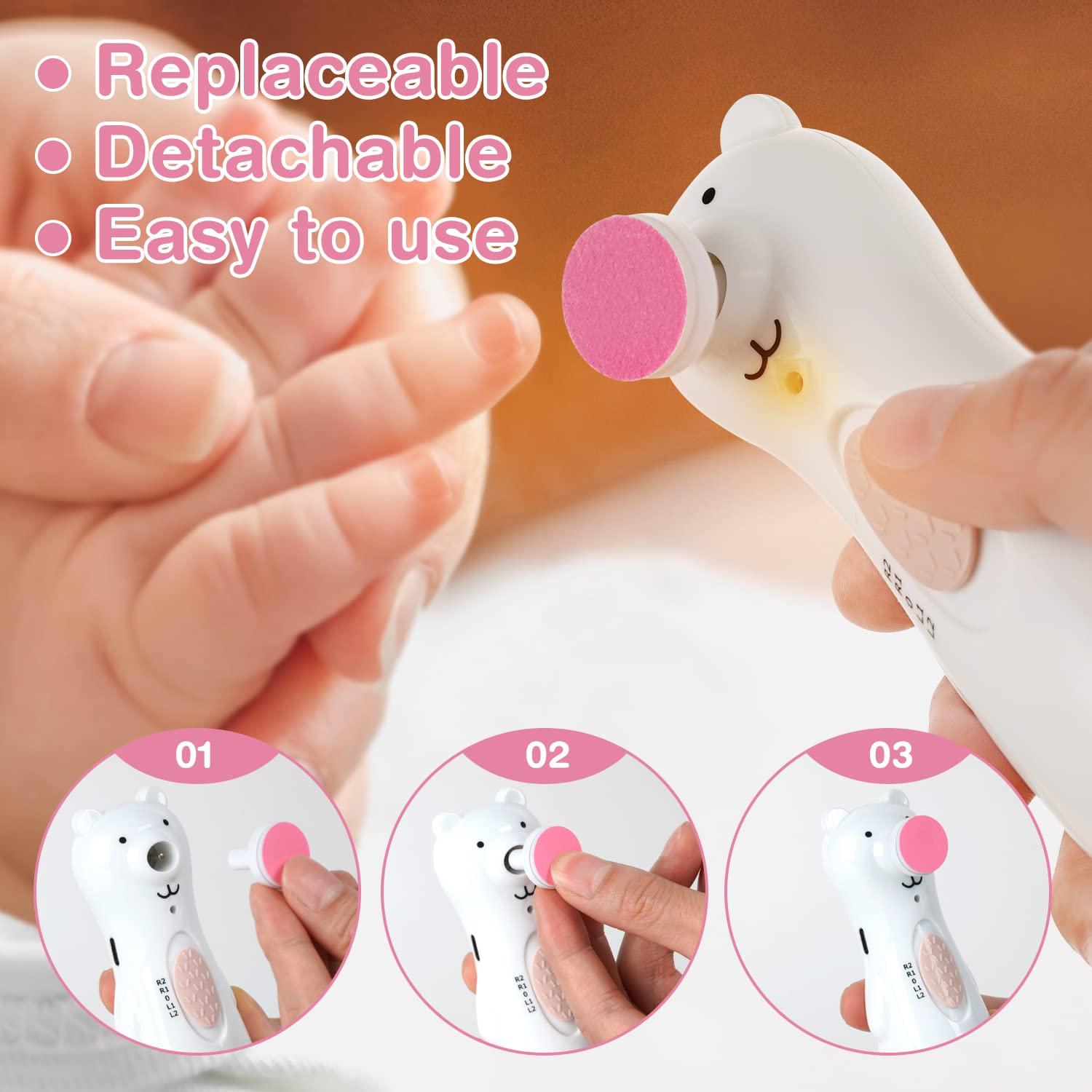 Almohadillas de Reemplazo Haakaa para Cortador de Uñas Bebé Rosa