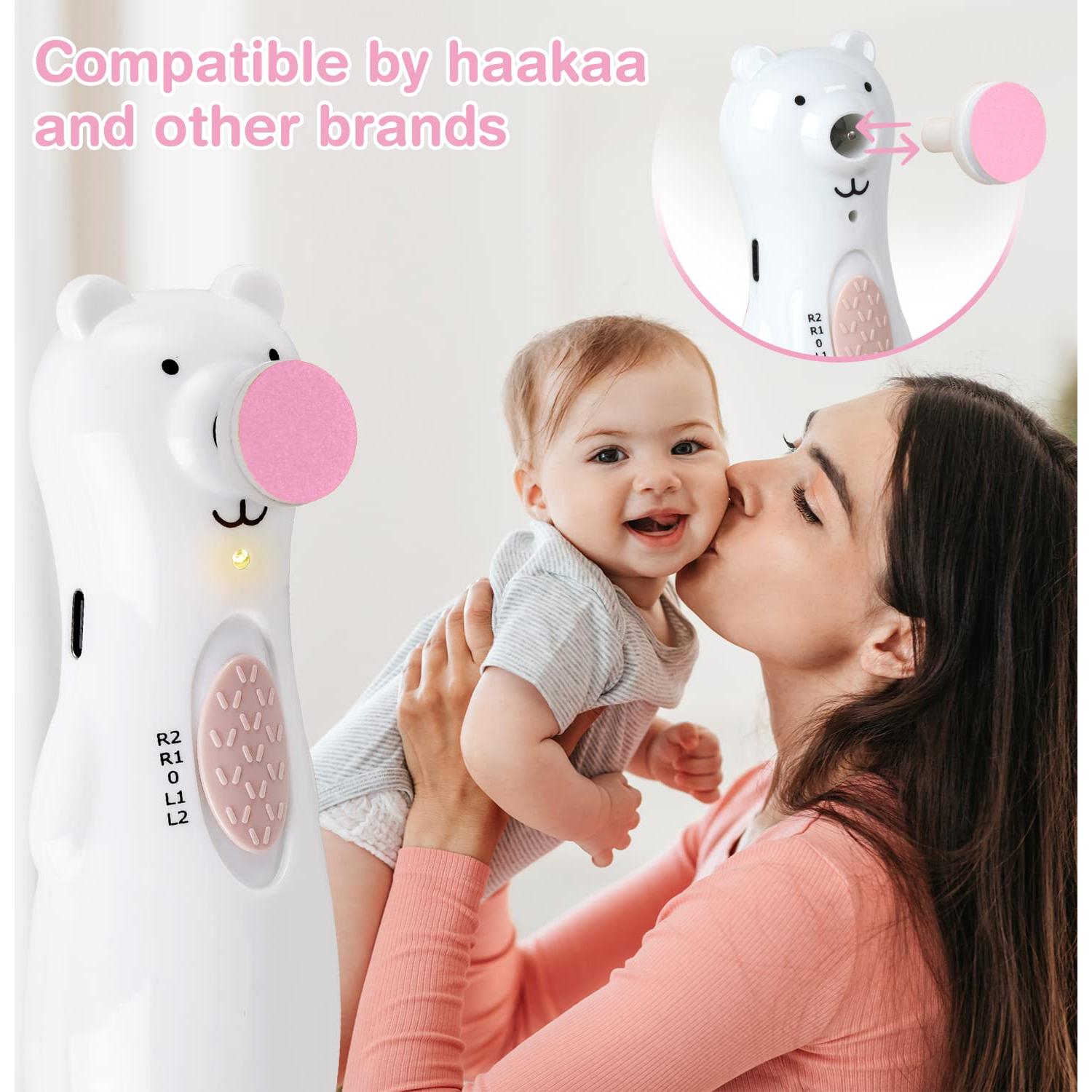 Almohadillas de Reemplazo Haakaa para Cortador de Uñas Bebé Rosa