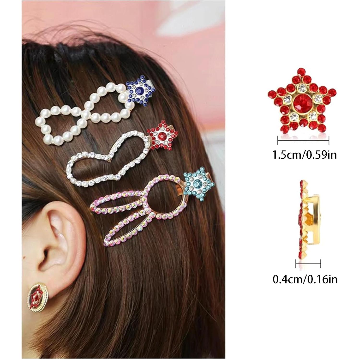 200 Botones de Estrás Estrella Qusmeiyici 15.5mm Multicolor