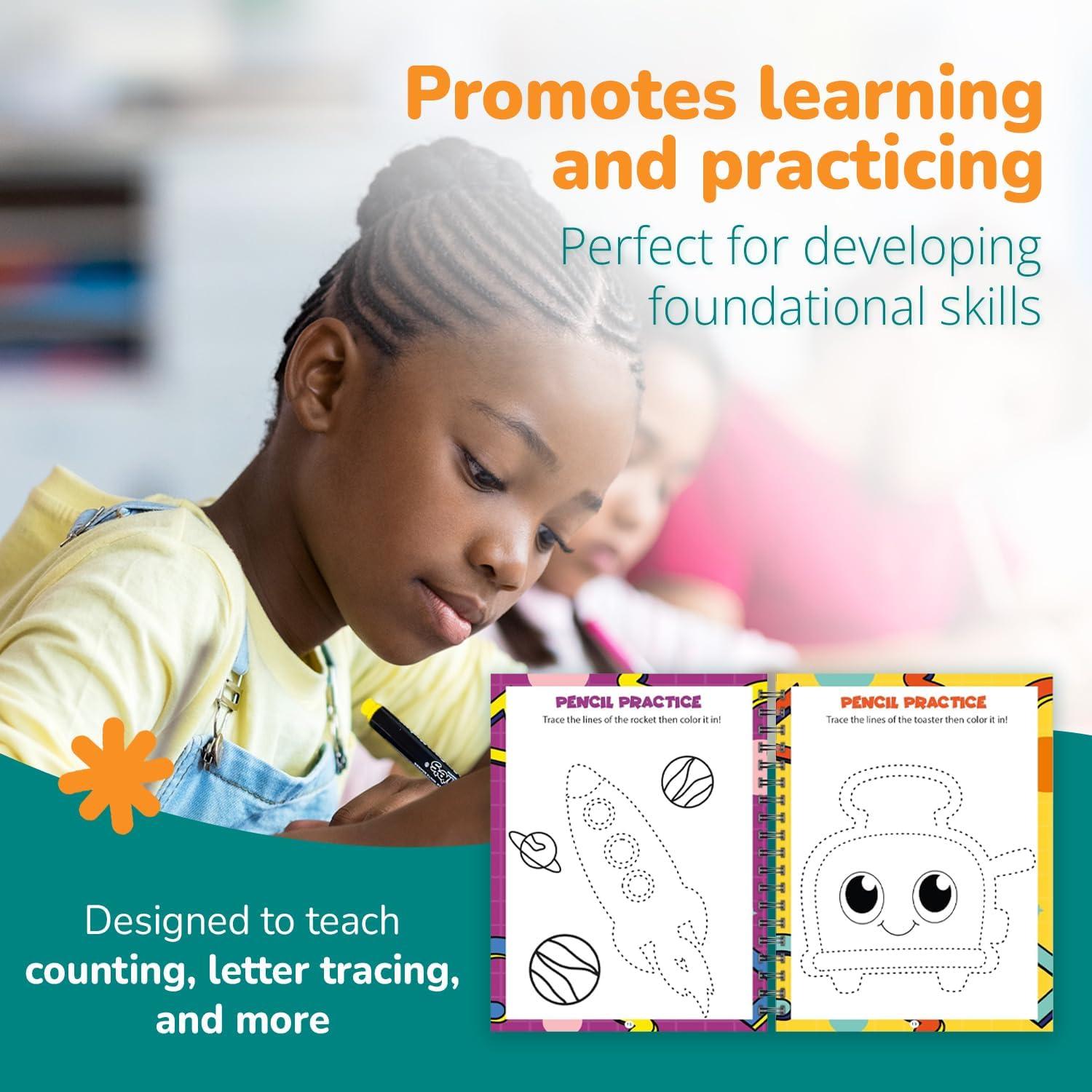 Kit de Actividades Educativas Channie Pre-K con Marcadores