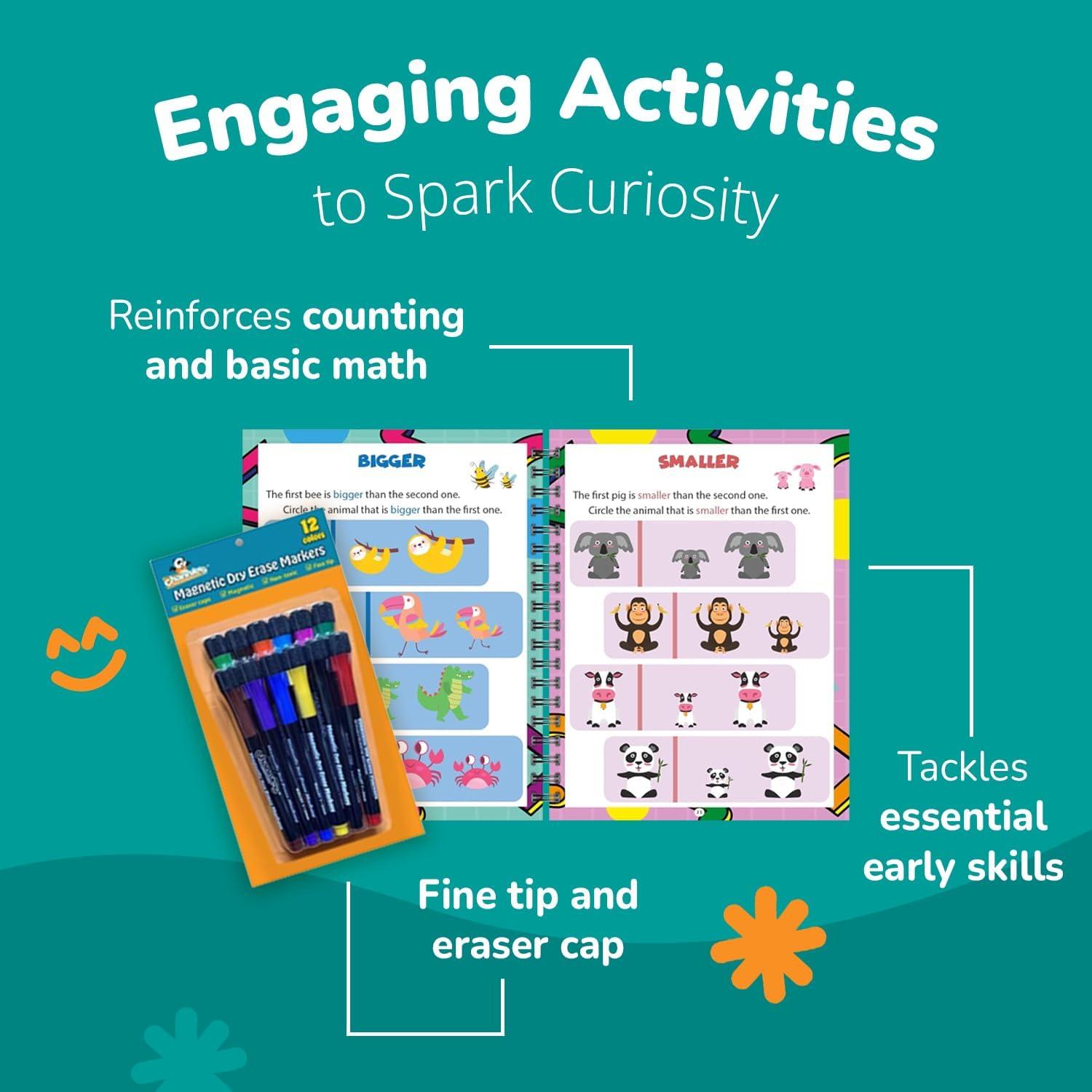 Kit de Actividades Educativas Channie Pre-K con Marcadores