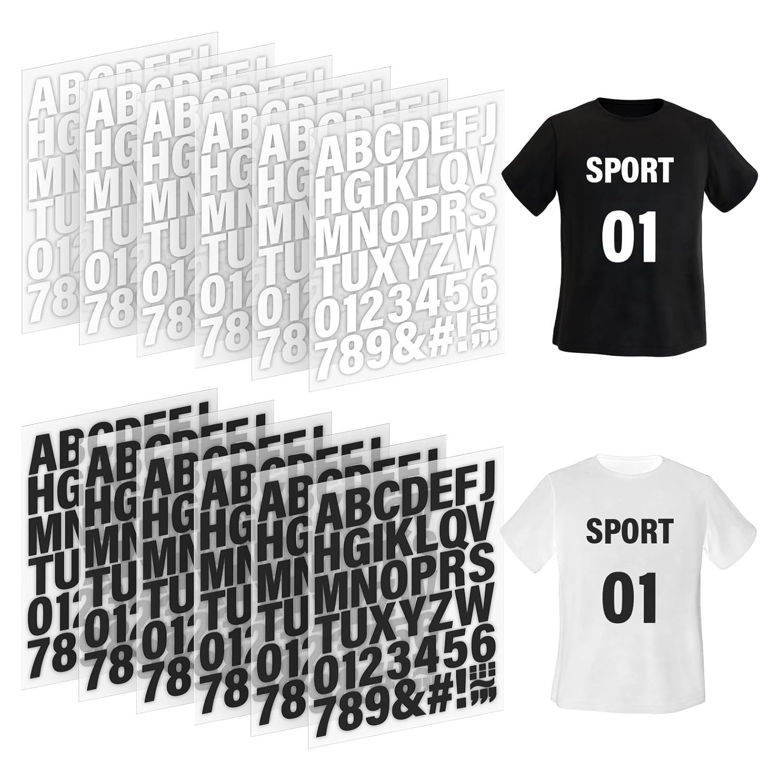 Letras y Números de Planchar Lucomb 2" PU 588 Piezas