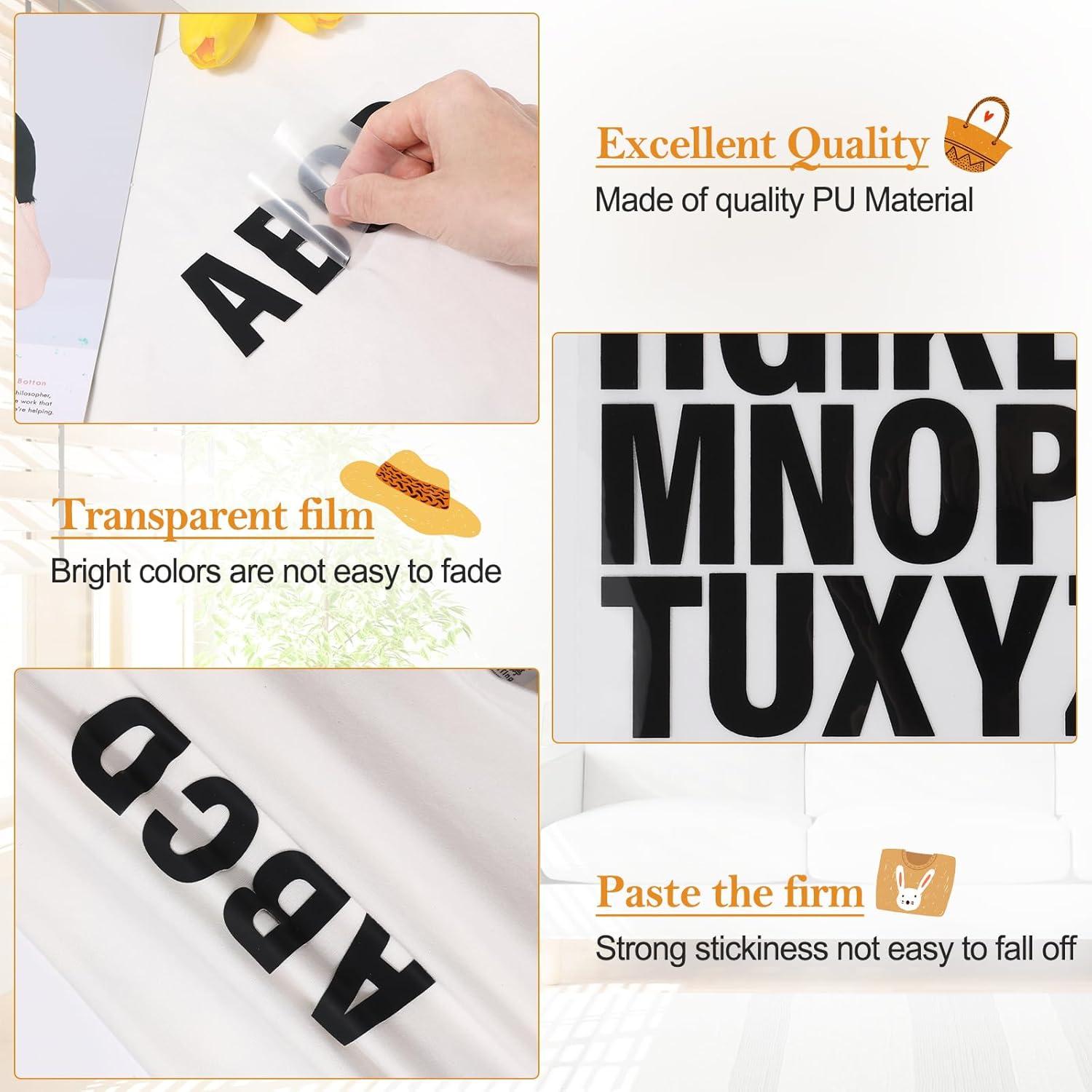 Letras y Números de Planchar Lucomb 2" PU 588 Piezas